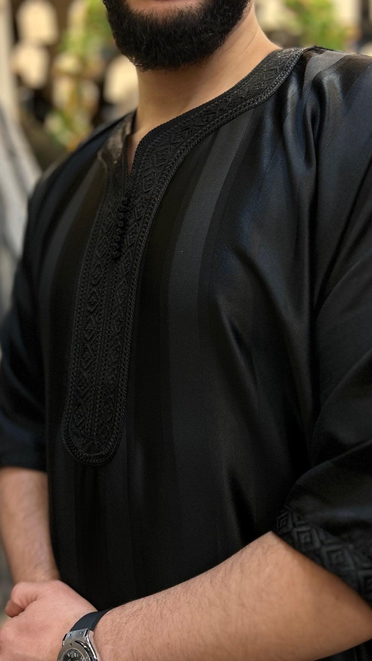 Thobe Jawehara slim fit Jubbah kandora - image 4