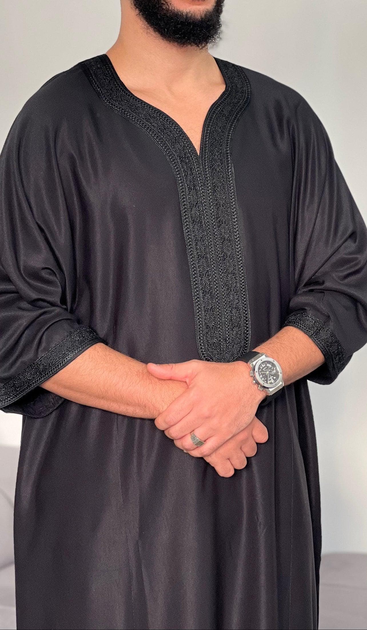 Moroccan Thobe Premium Jubbah kandora 2 pockets - image 3
