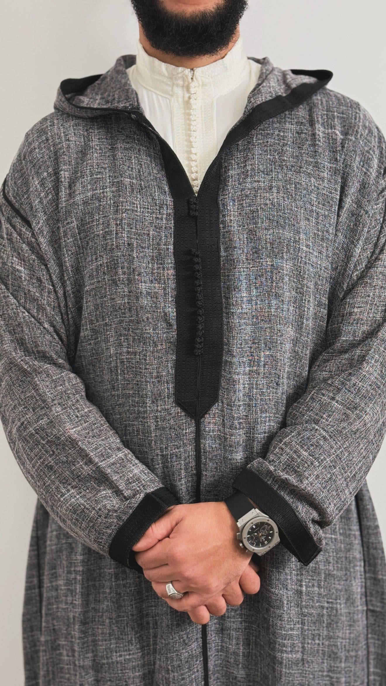 Hooded Djellaba Moroccan Linen