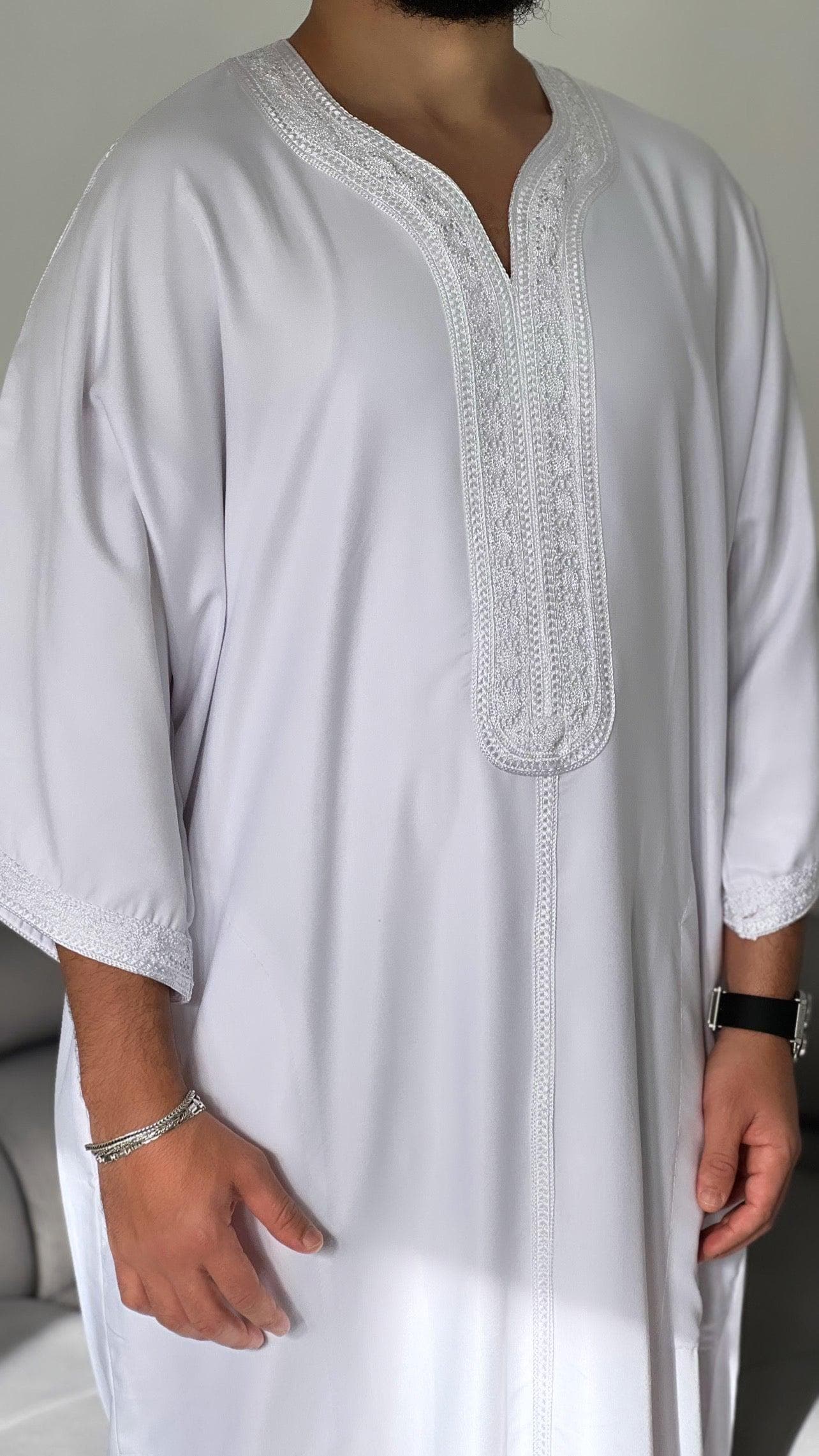 Moroccan Thobe Premium Jubbah kandora 2 pockets