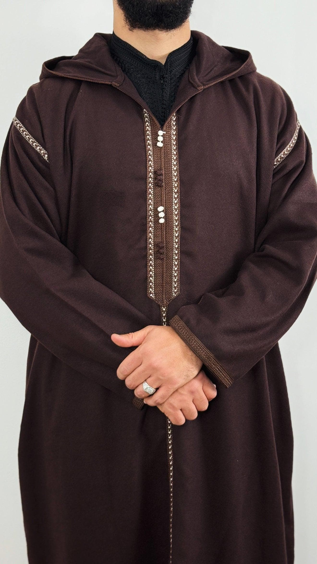 Winter Hooded Thobe Moroccan Djellaba jalabia 2026 - image 3