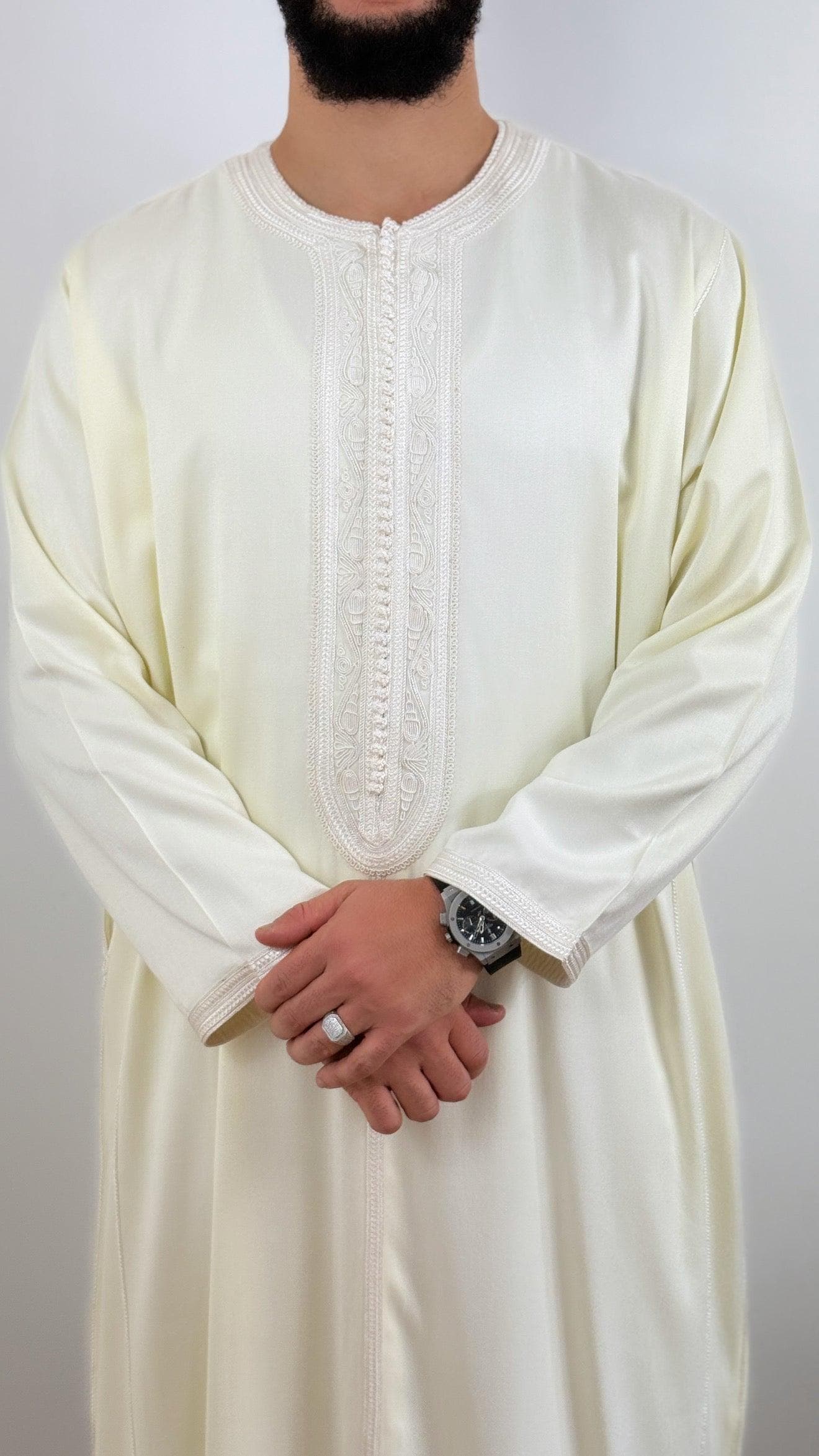 Kaftan Premium Thobe Long-Sleeve Winter Jubbah fully Hand-made - image 5