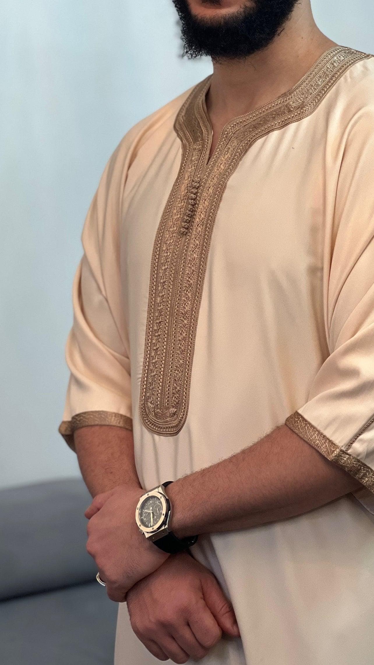 Moroccan Thobe Gabardine Jubbah - image 3