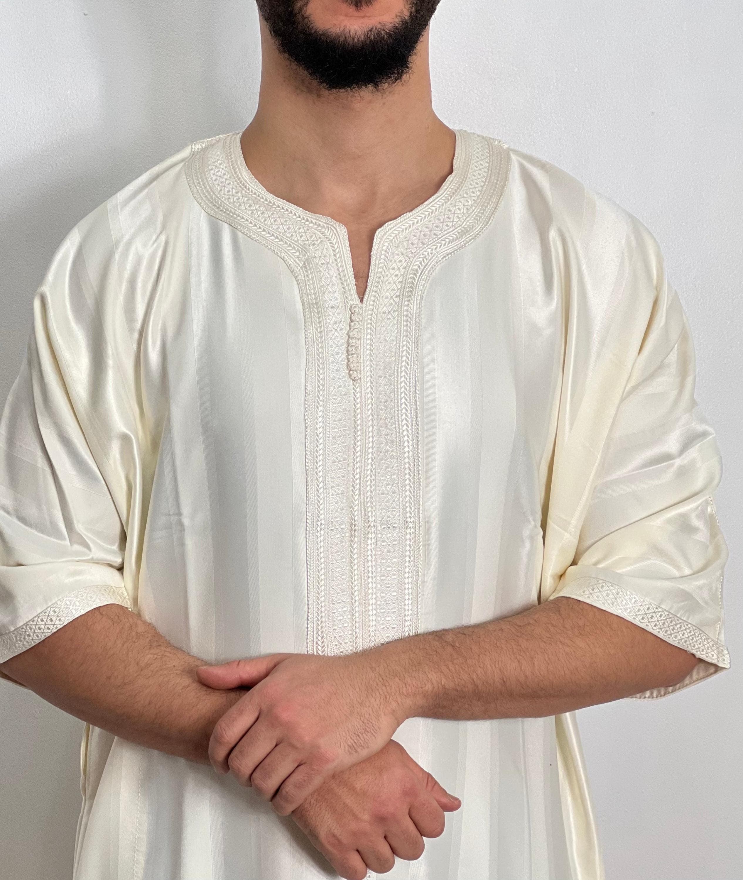 Moroccan Thobe Premium Striped - image 3