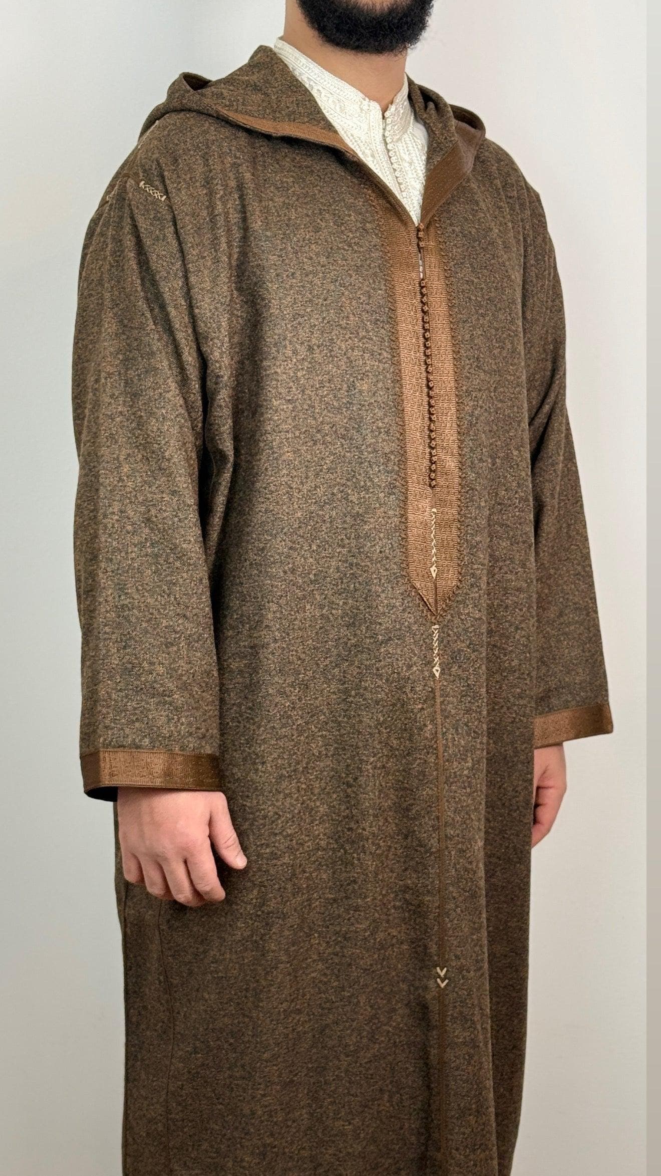 Hooded Thobe Luxury Moroccan Djellaba - image 5