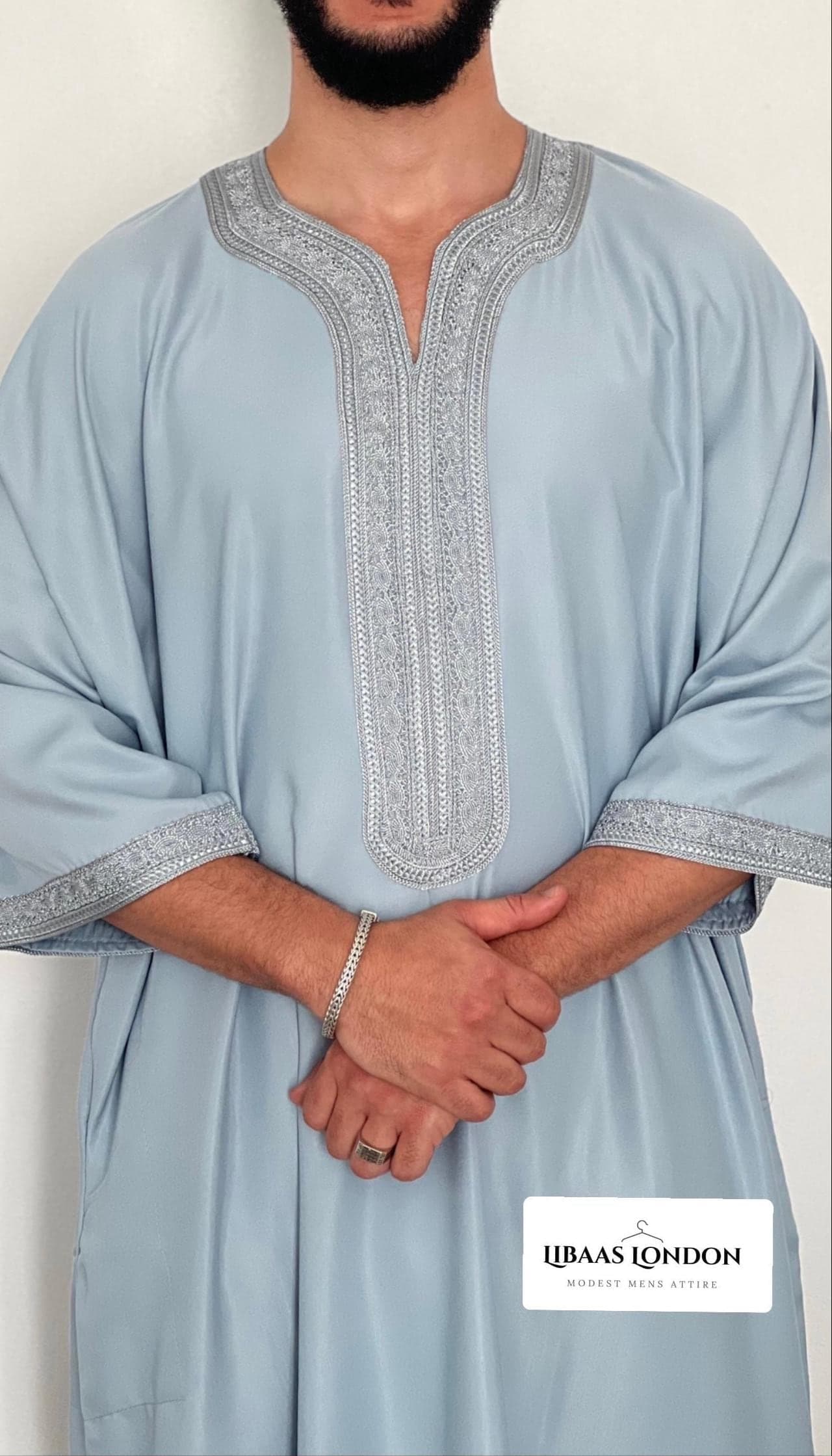 Premium Moroccan Thobe Jubbah kandora - image 4