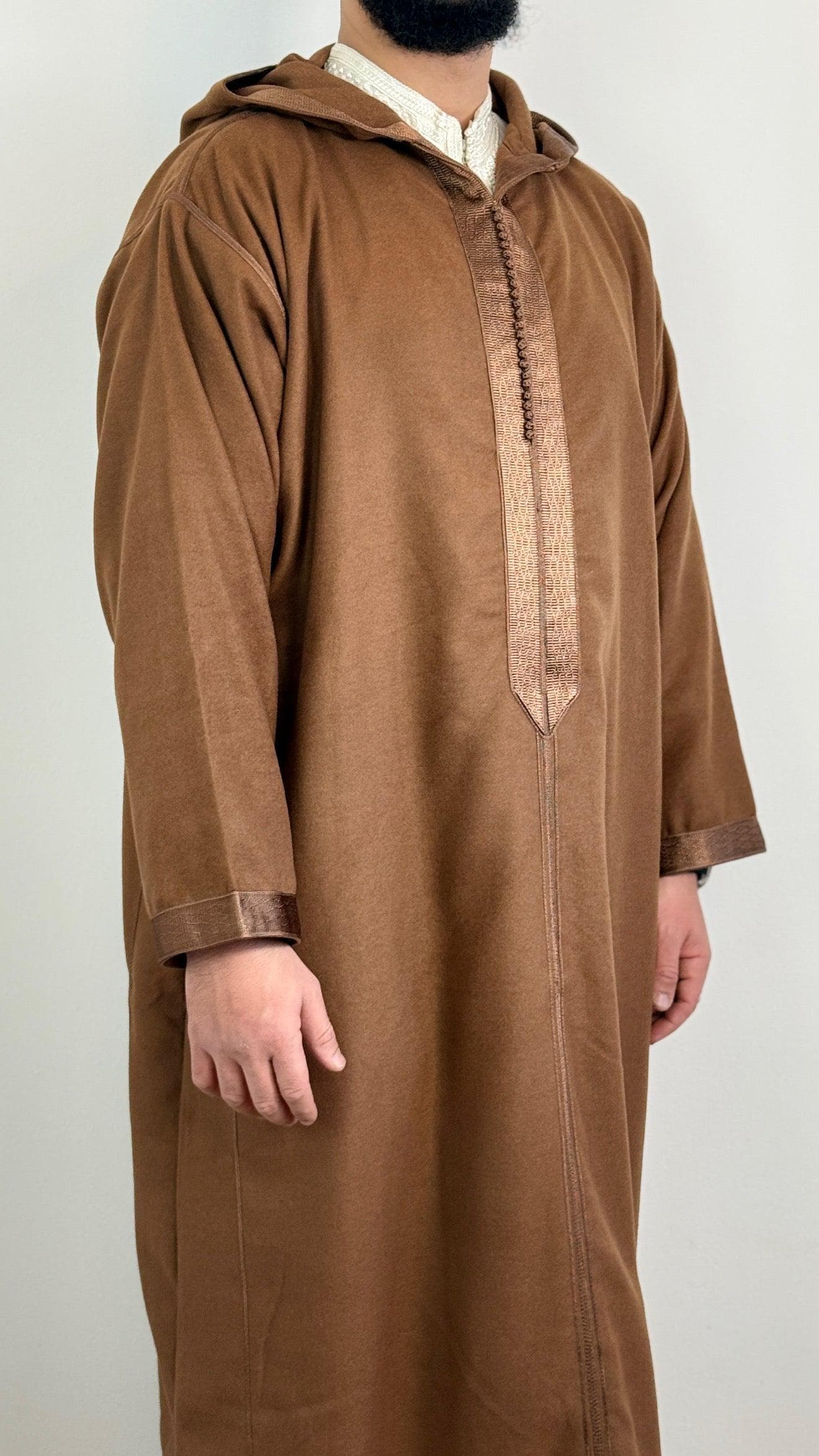 Winter Moroccan Hooded Djellaba Jubbah Melifa Premium