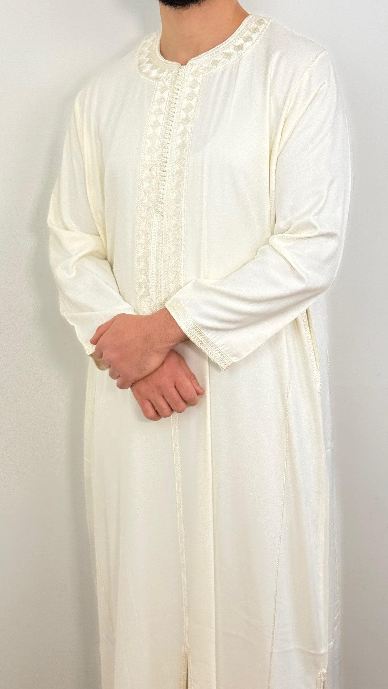 Long Sleeve Thobe Moroccan Kaftan - image 3