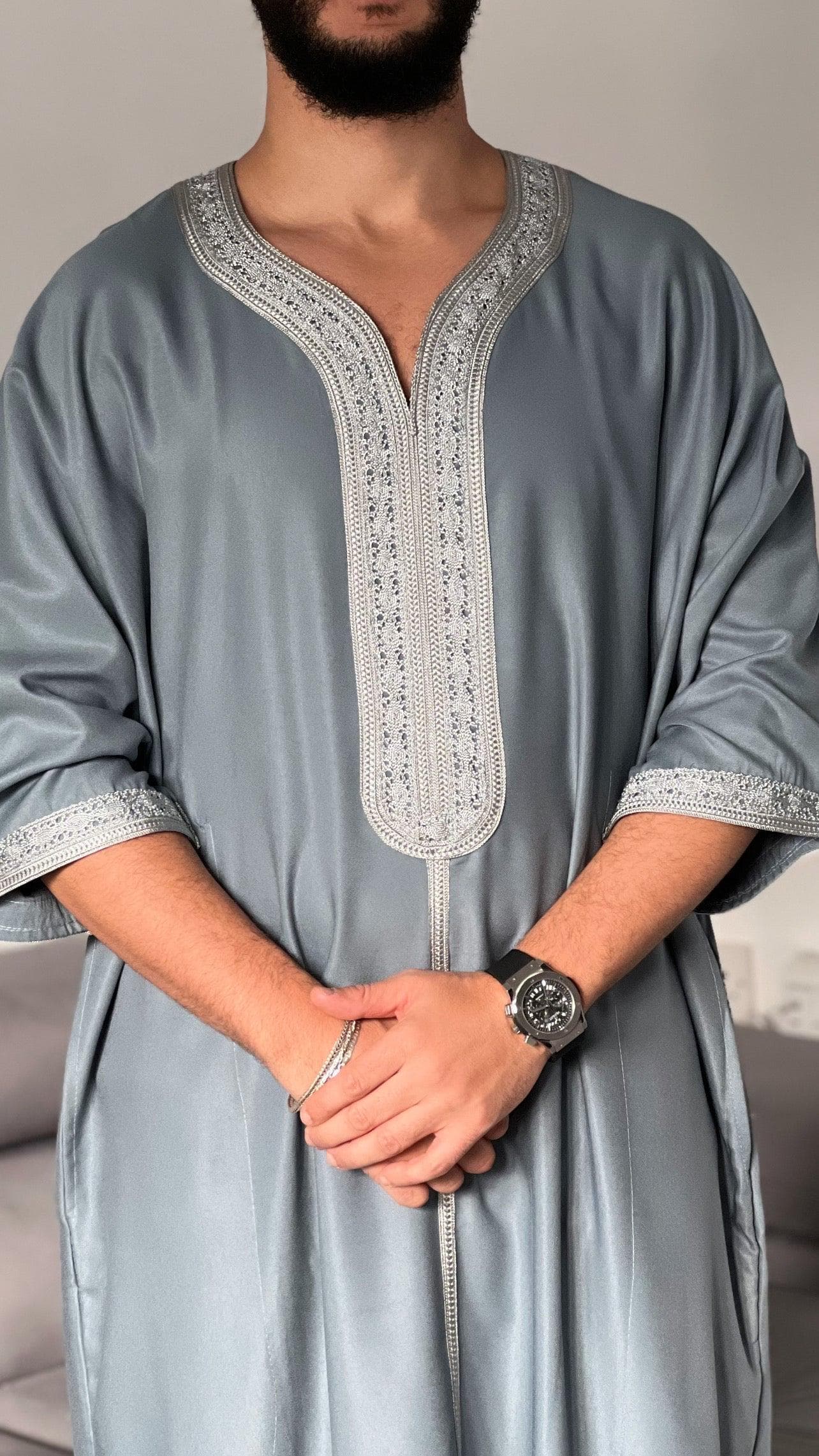 Moroccan Thobe Premium Jubbah kandora 2 pockets - image 4