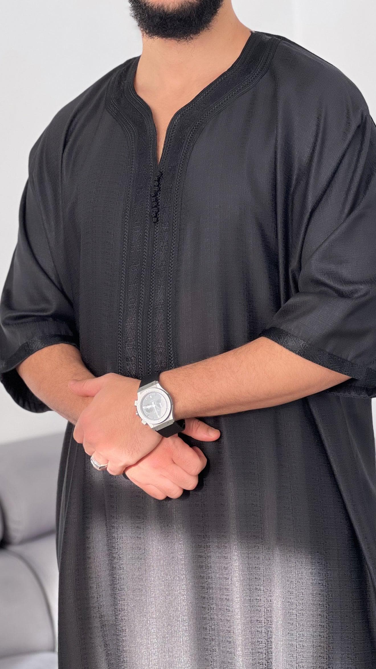 Linen blend Thobe Moroccan - image 4