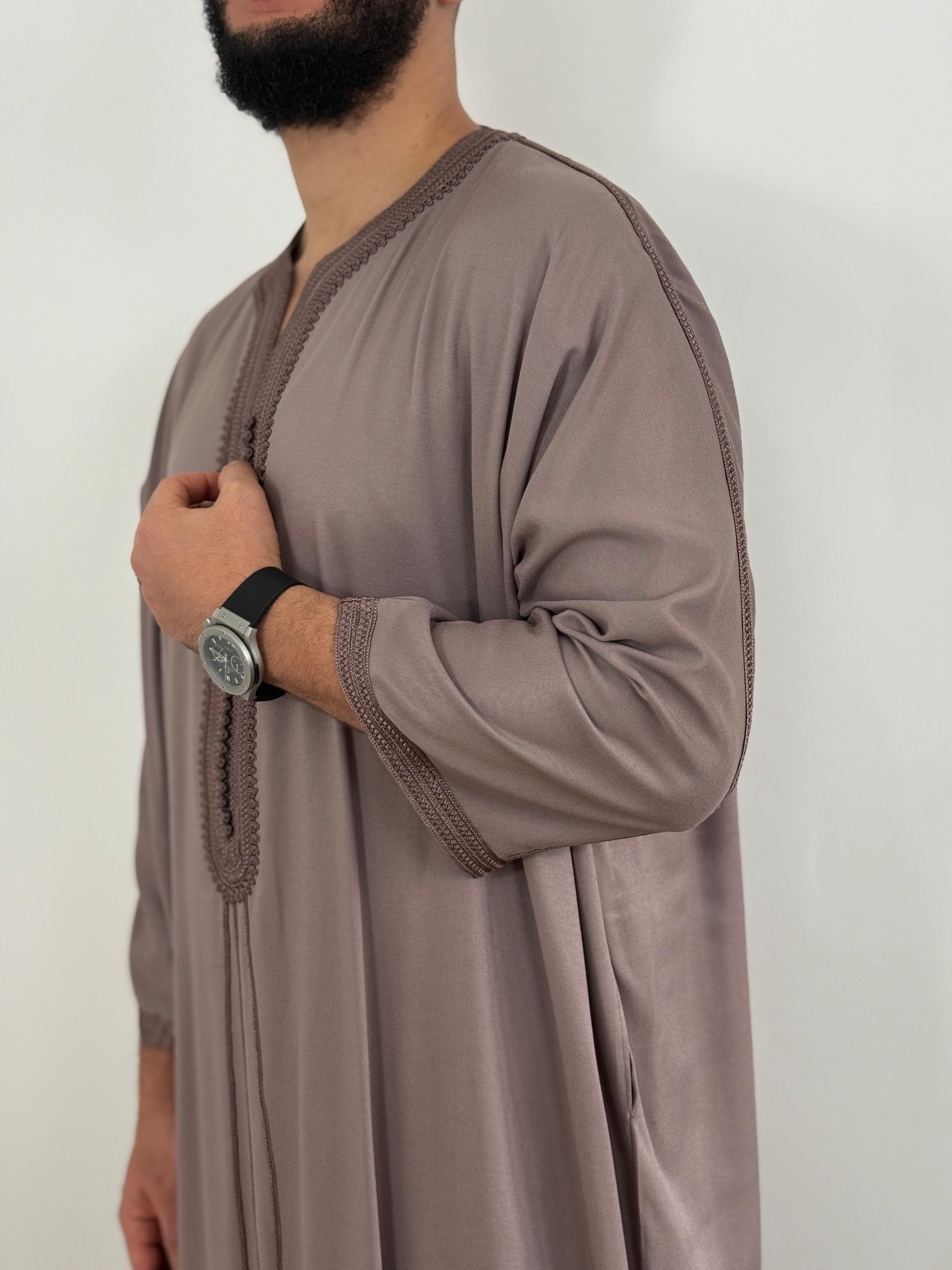 Moroccan Royal Thobe Jubbah Handmade - image 5