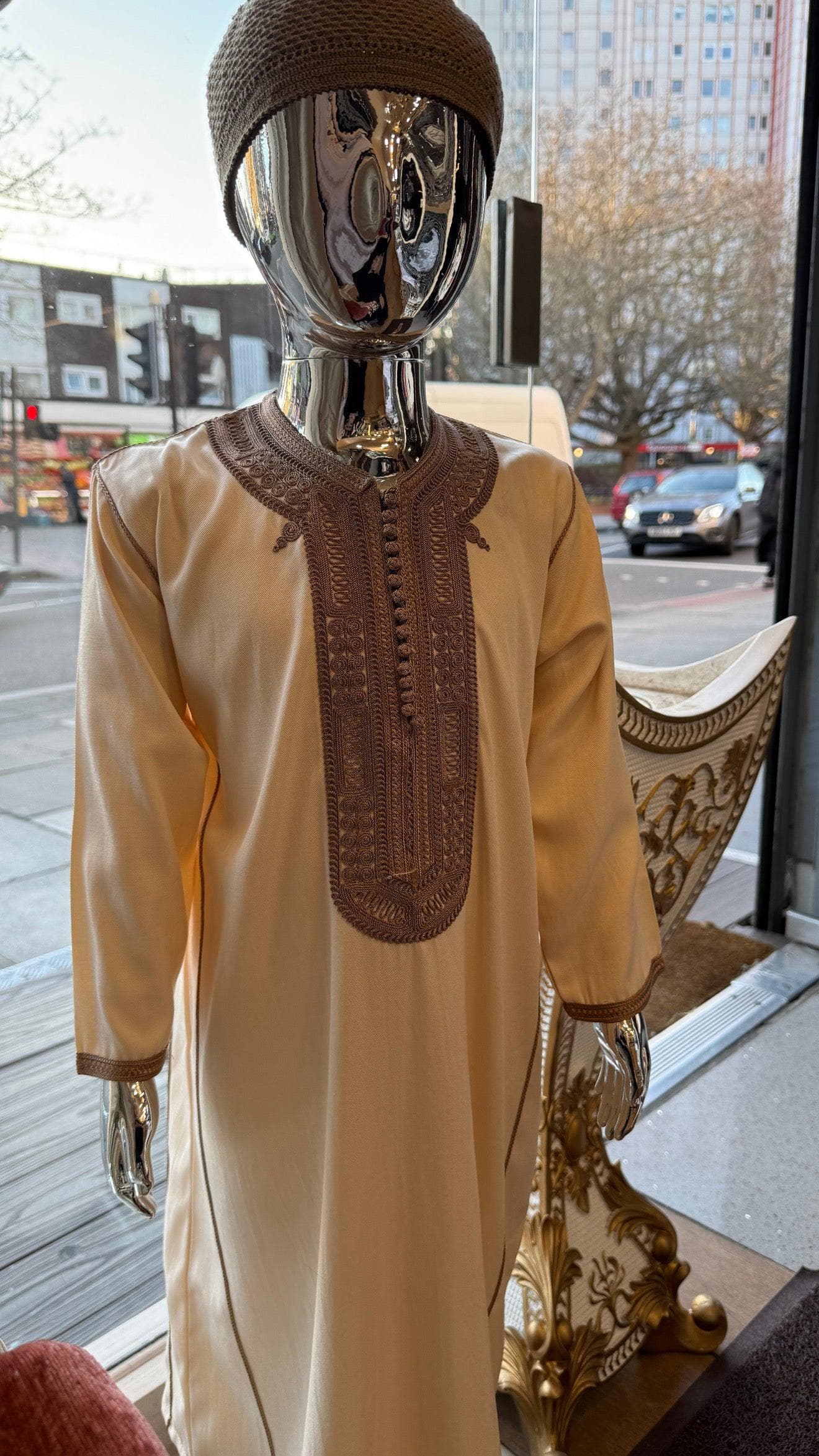 Boys Kids Kaftan Zip Long sleeve