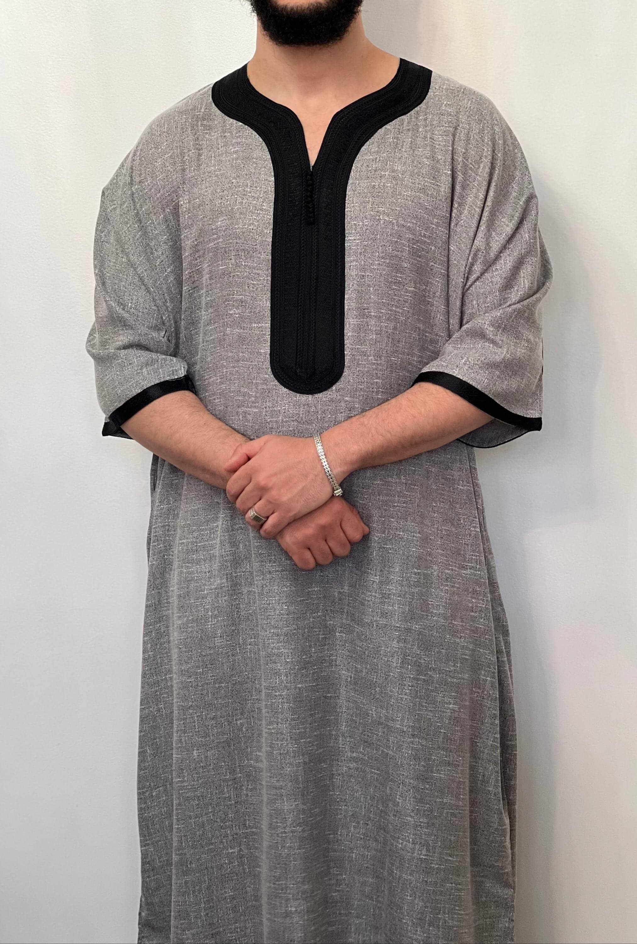 Moroccan  linen Thobe jubbah
