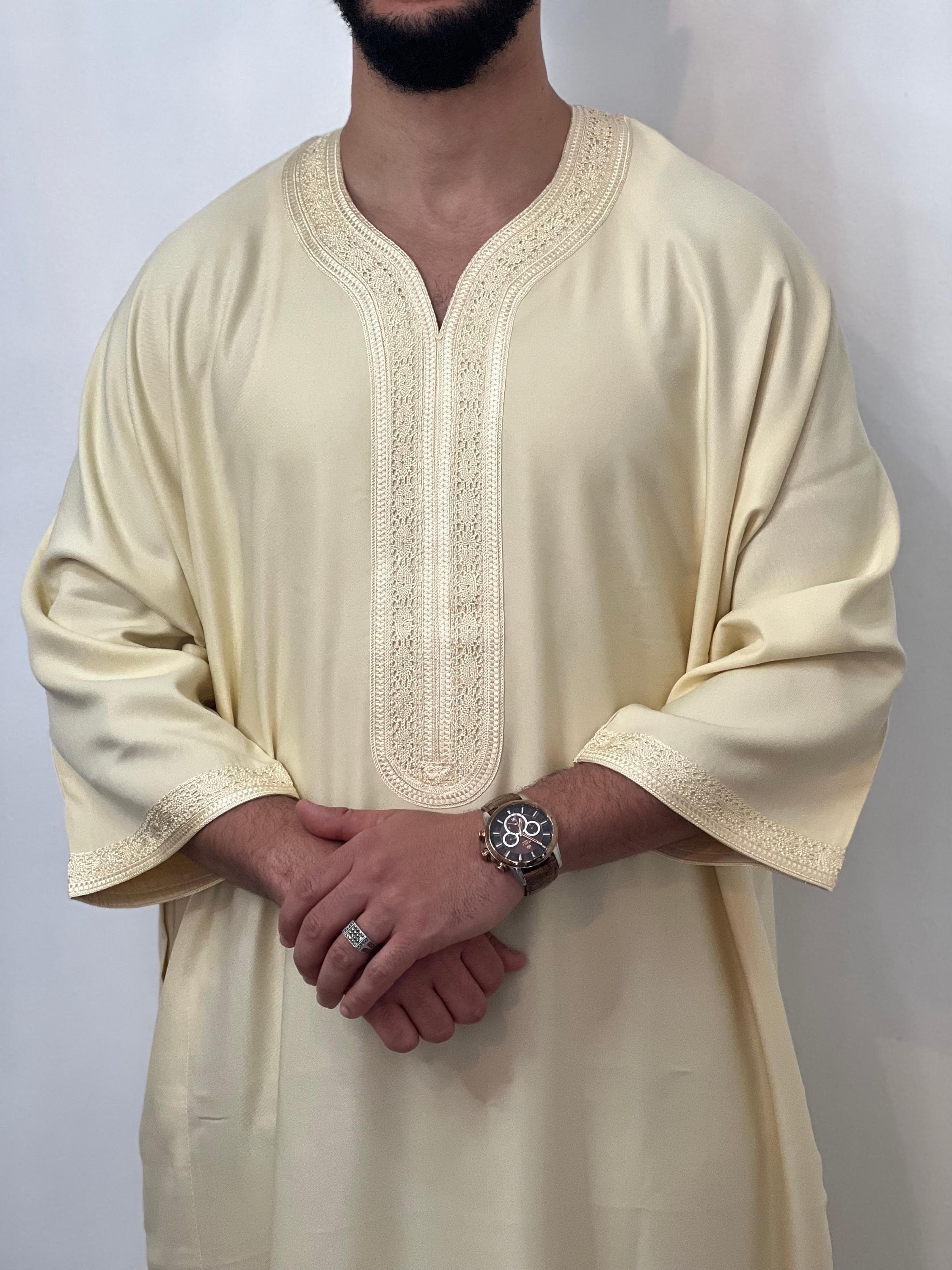 Premium Moroccan Thobe Jubbah kandora - image 3
