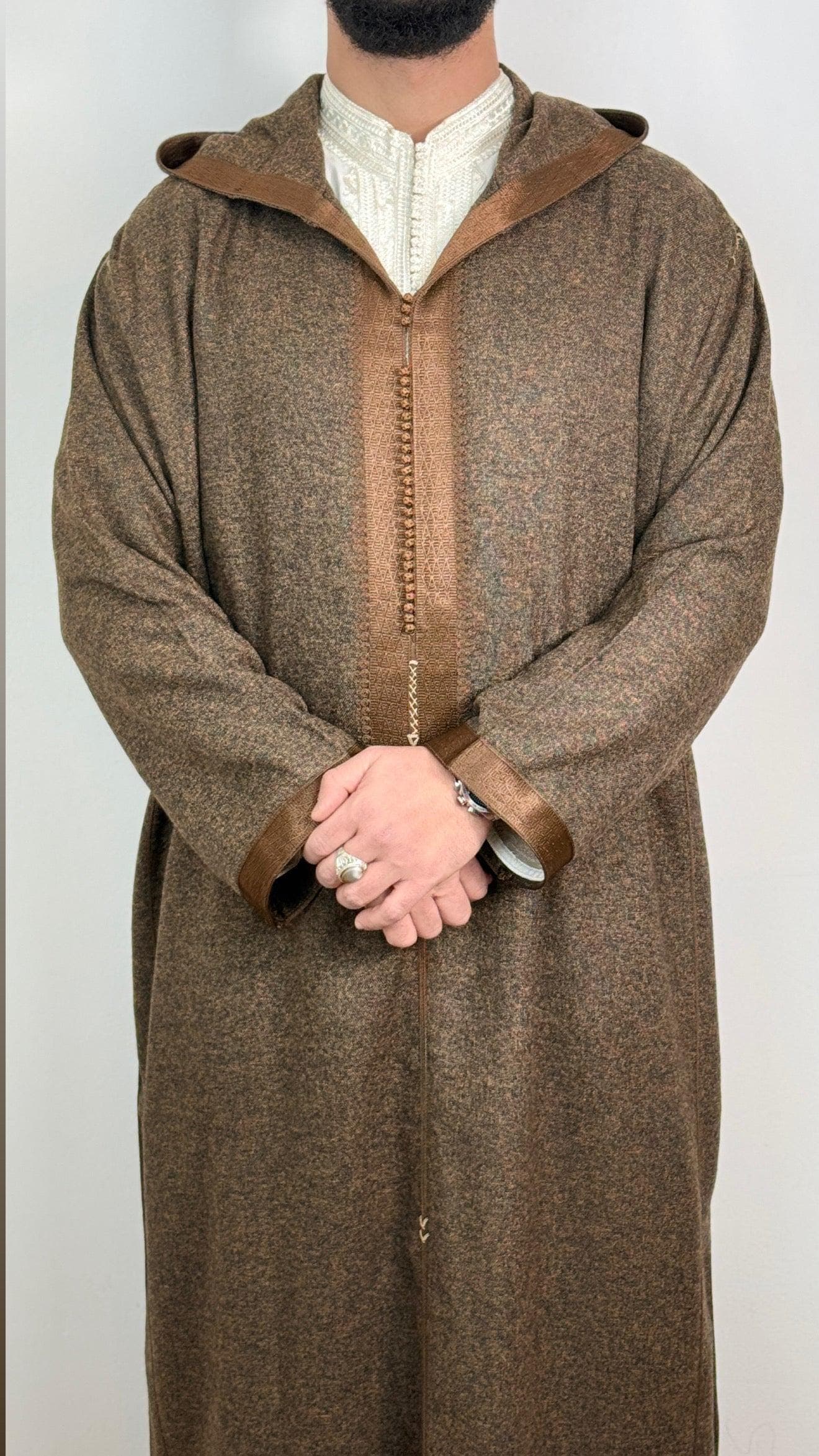 Hooded Thobe Luxury Moroccan Djellaba - image 3