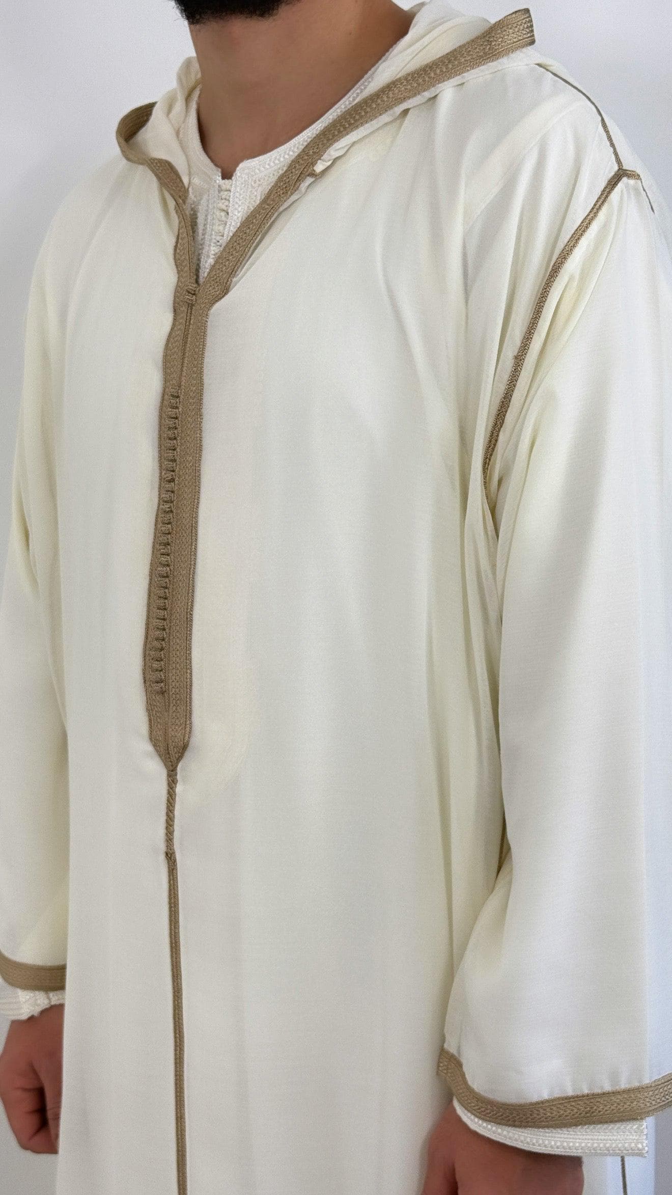 Hooded Premium Nikkah Djellaba see through