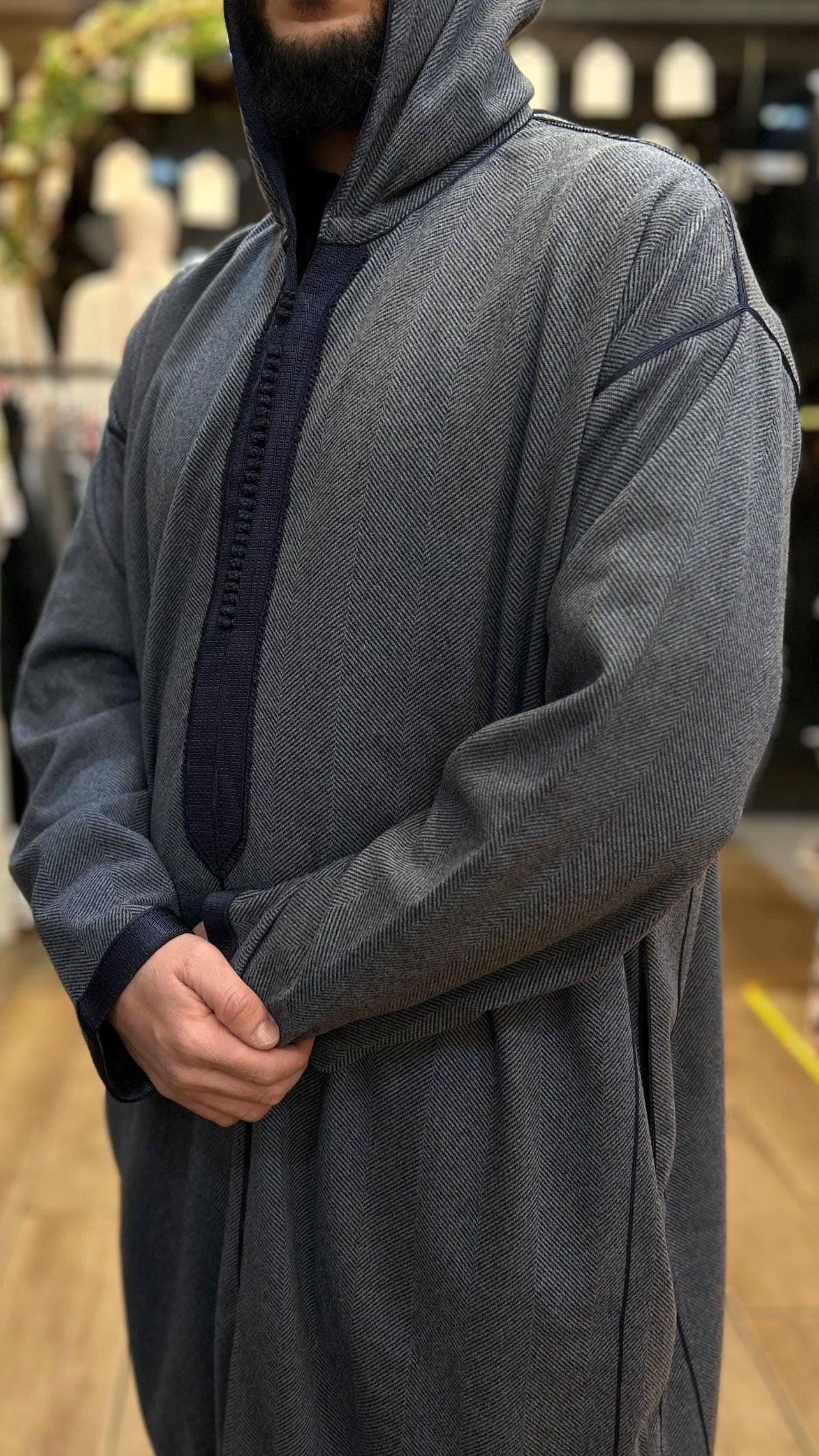 Winter Djellaba Hooded Moroccan - image 3