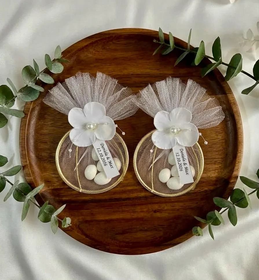 Personalized Jordan Almond Candy Favors: Wedding Party Edible Gifts, Elegant Wedding Favor - image 4