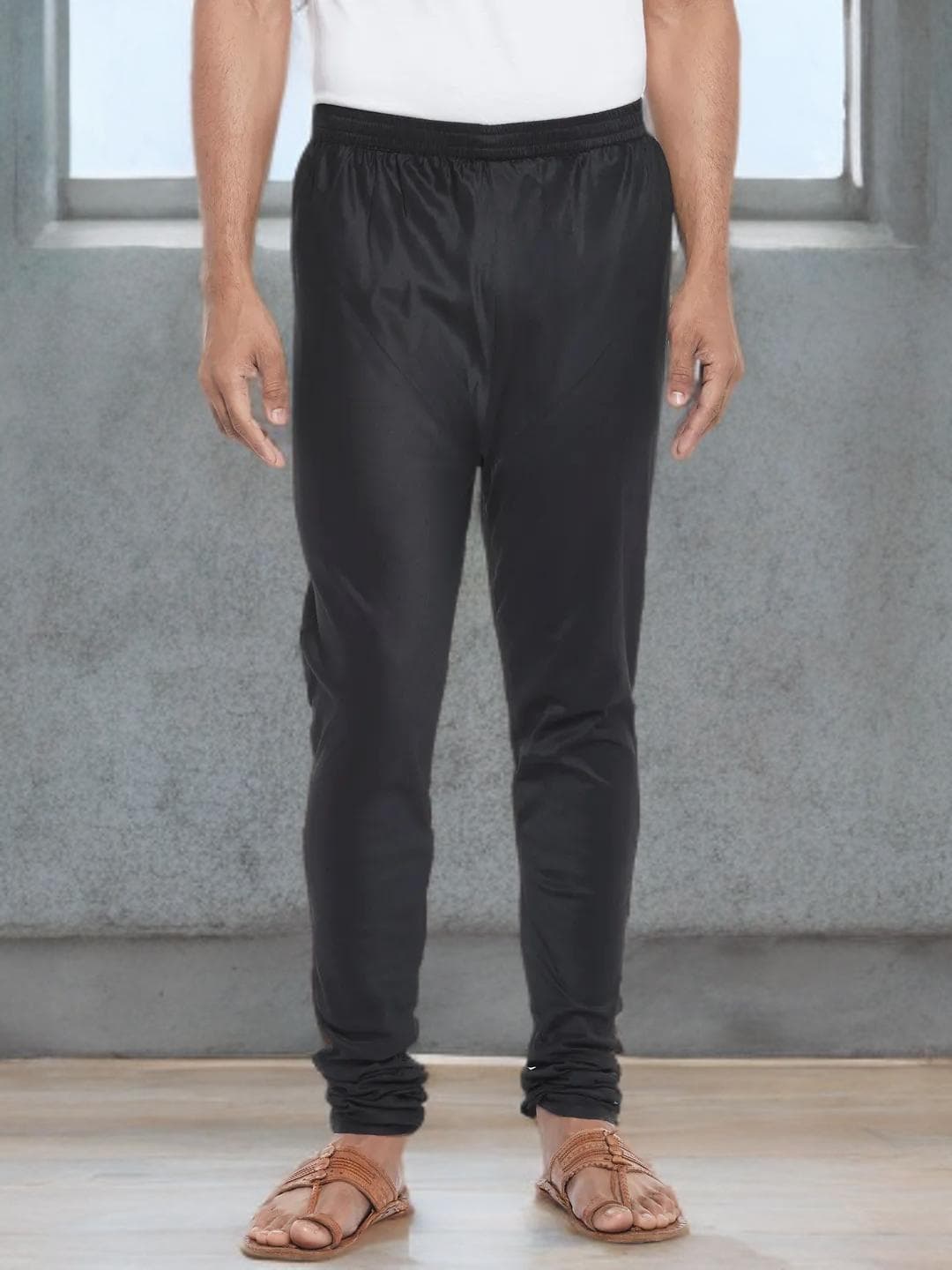 Mens Churidar Loose Fit Traditional Ethnic Pants