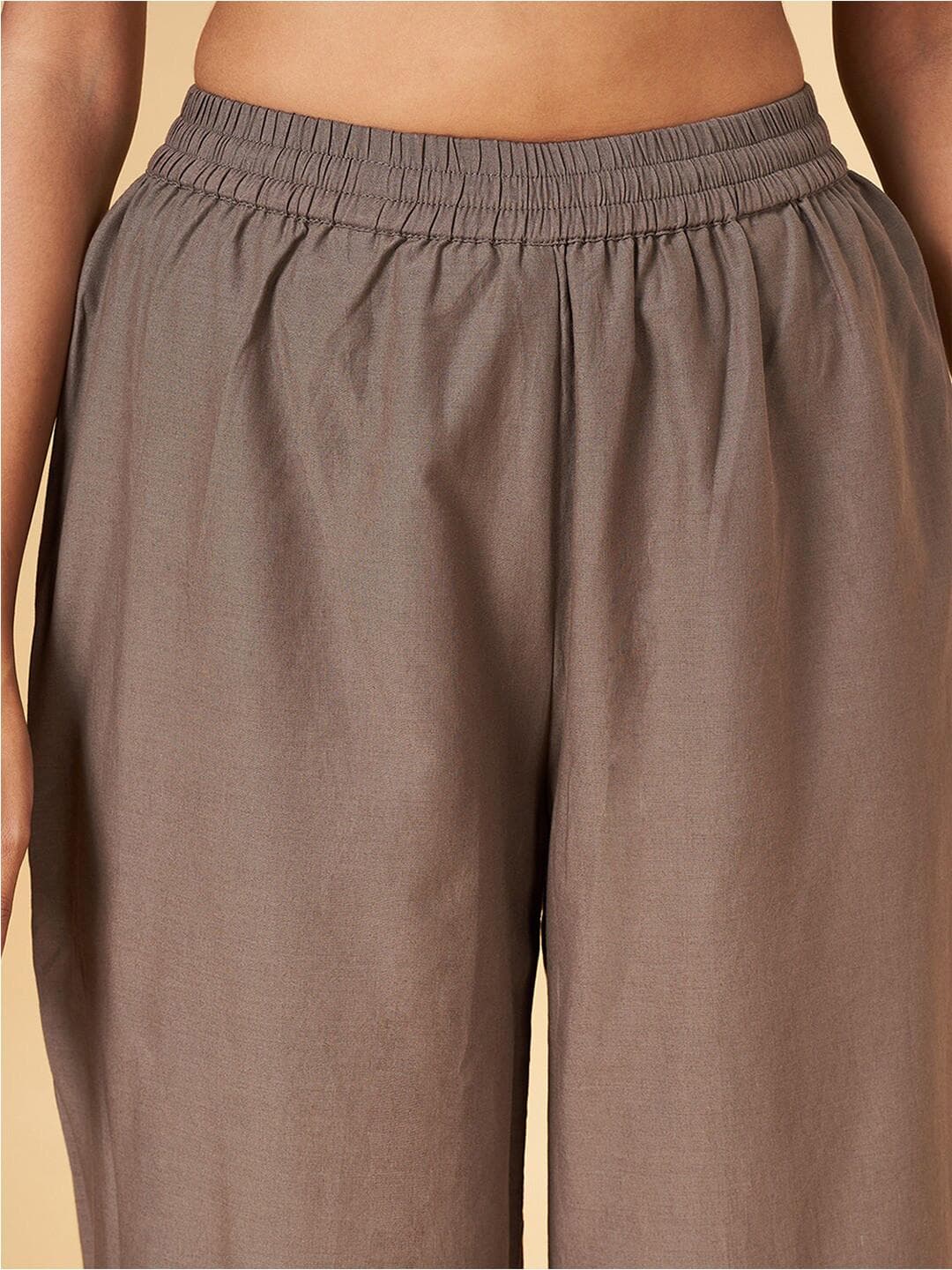 Charcoal Palazzos Indian Ethnic Flared Bottoms - image 3