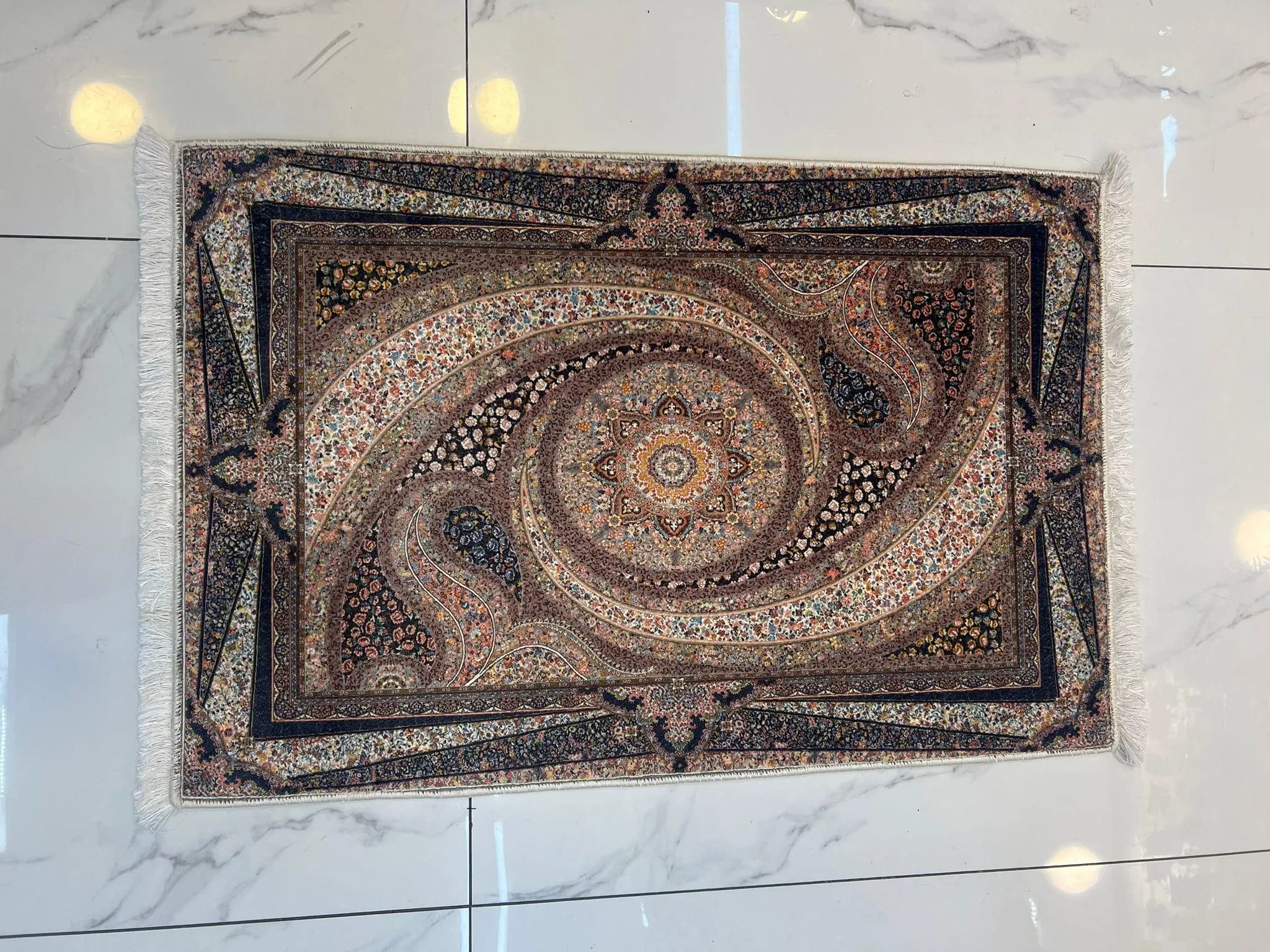 Persian Style Area Rug – Boho Small Carpet, Floor Mat, Rug for Kitchen, Bedroom, Entryway - image 5