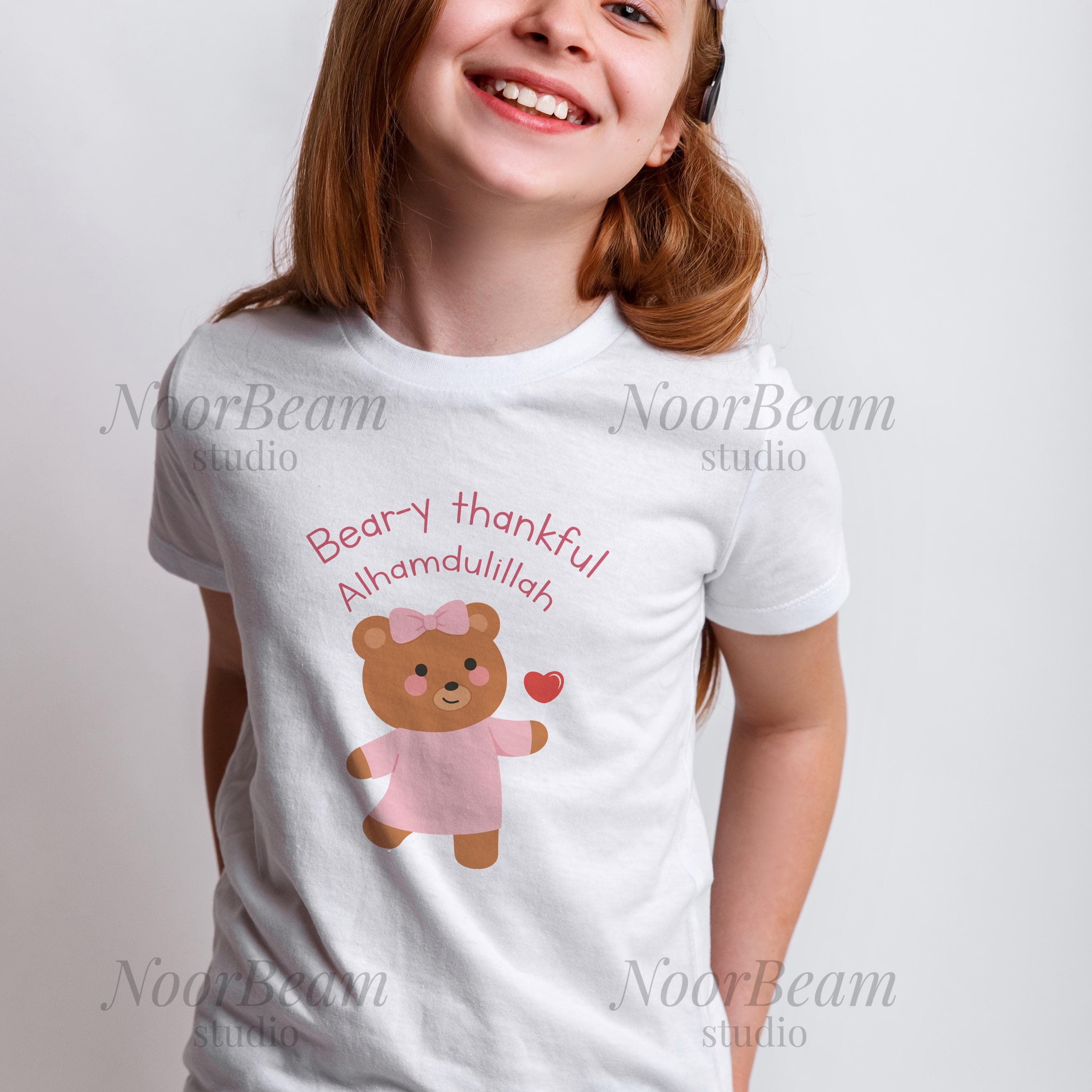 Alhamdulillah Islamic Graphic T-shirt PNG | Muslim Children T-Shirt Design Printable (Instant Download)