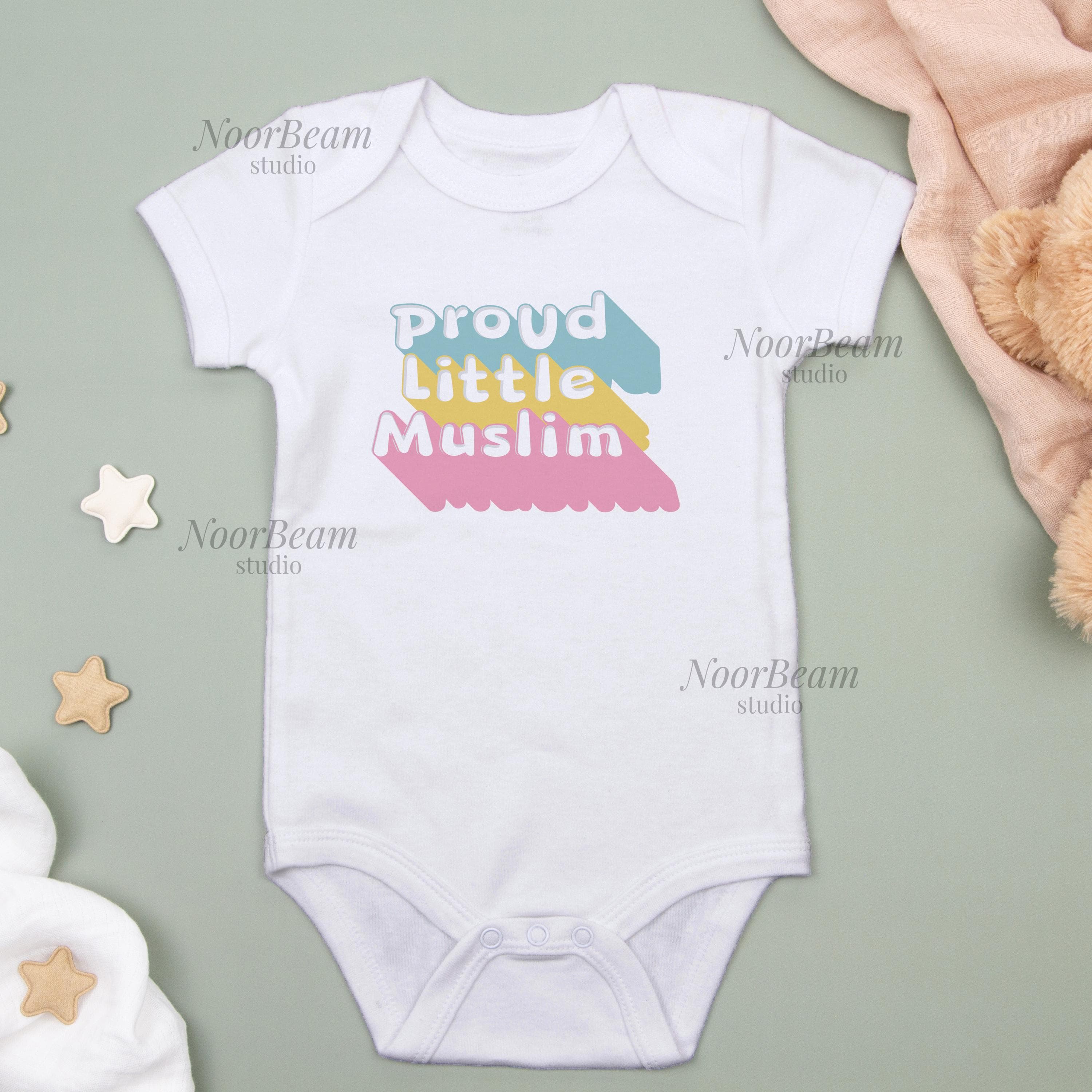 Proud Muslim Graphic T-shirt PNG | Islamic Kids Shirt Design Printable (Instant Download) - image 3