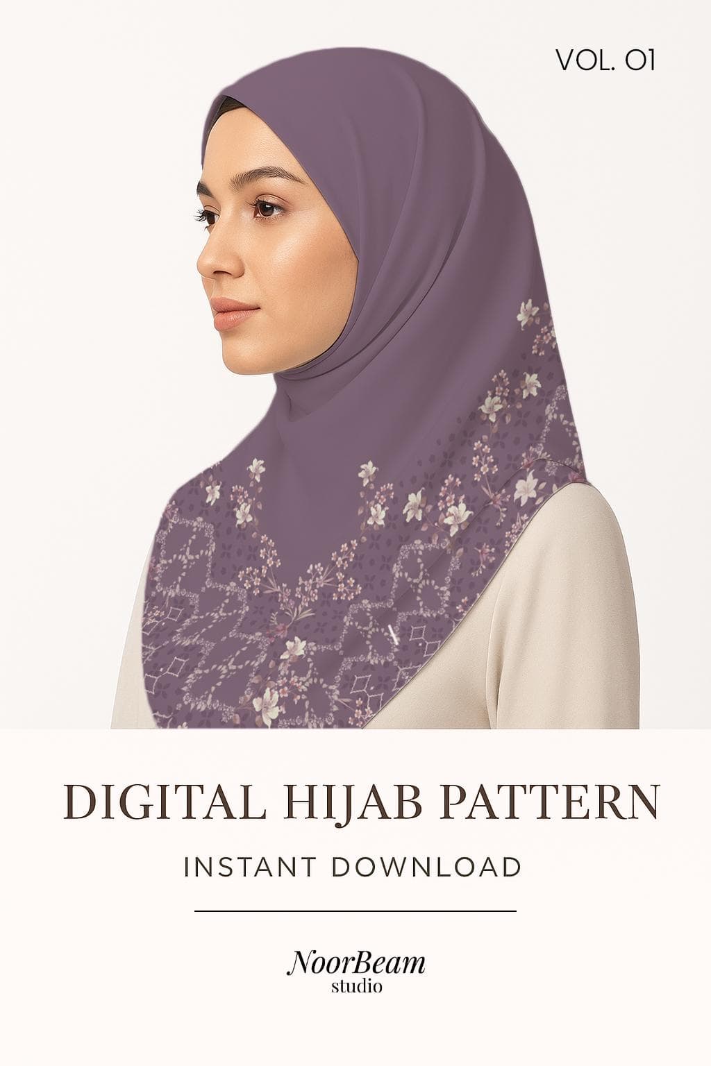 Hijab Pattern Vol.1 – Scarf Design – Digital Download