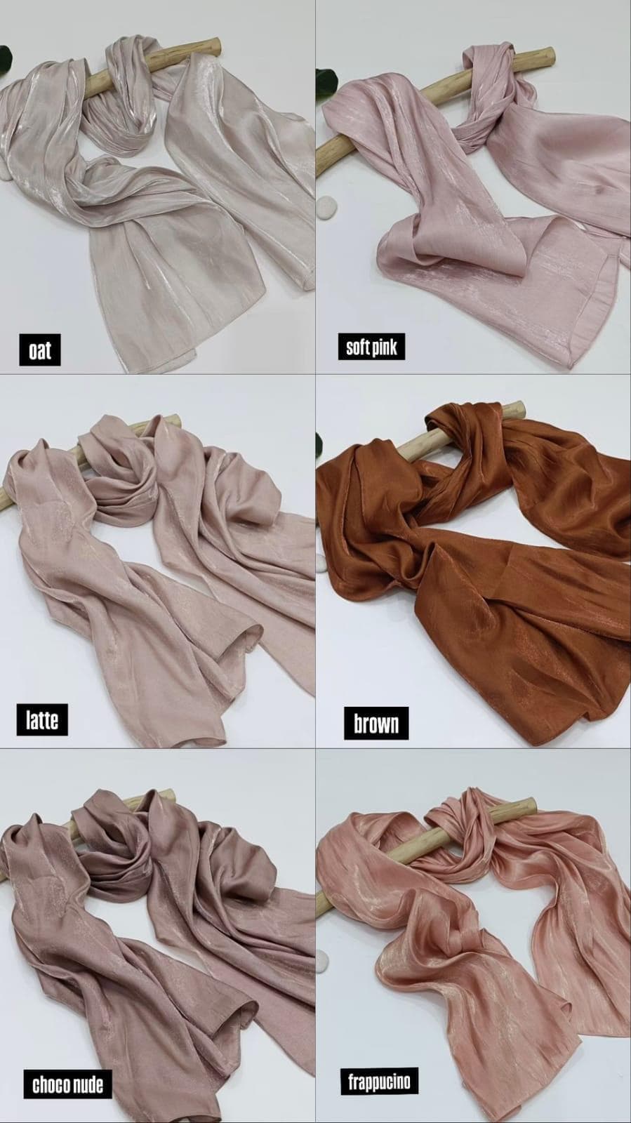 Pashmina Scarf Wrap Shawl Shimmer Silky Modesty - image 4