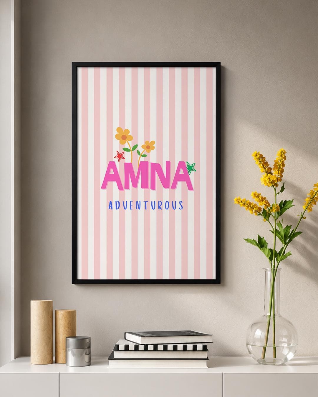 Custom Baby Name Meaning Print, Personalized Girl or Boy Nursery Wall Art, Kids Room Decor, NewBorn Baby Gift (Digital Download) - image 5