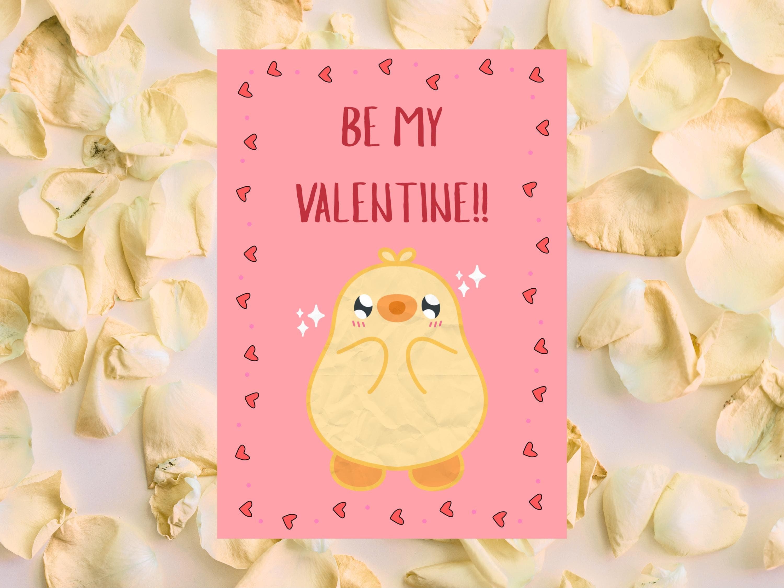 Valentine's Day Card Printable, Digital Download, Greeting Card, Gift for her or him.