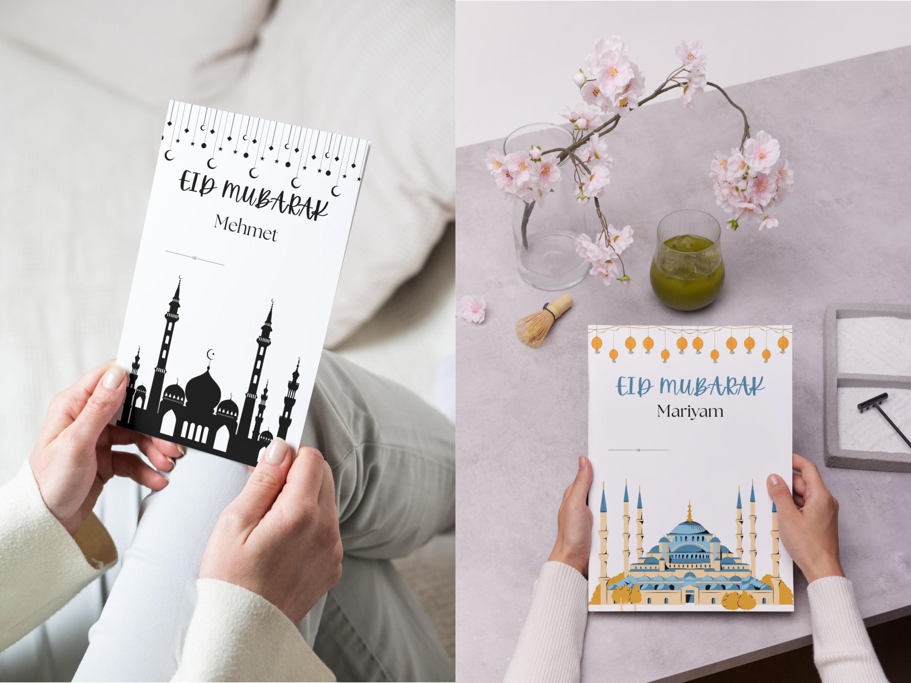 9 Eid Money Holder Cards, Eid Money Cards, Eid Envelopes Printable, Instant Download, Eid Cards For Kids, Money Envelopes For Children - image 5