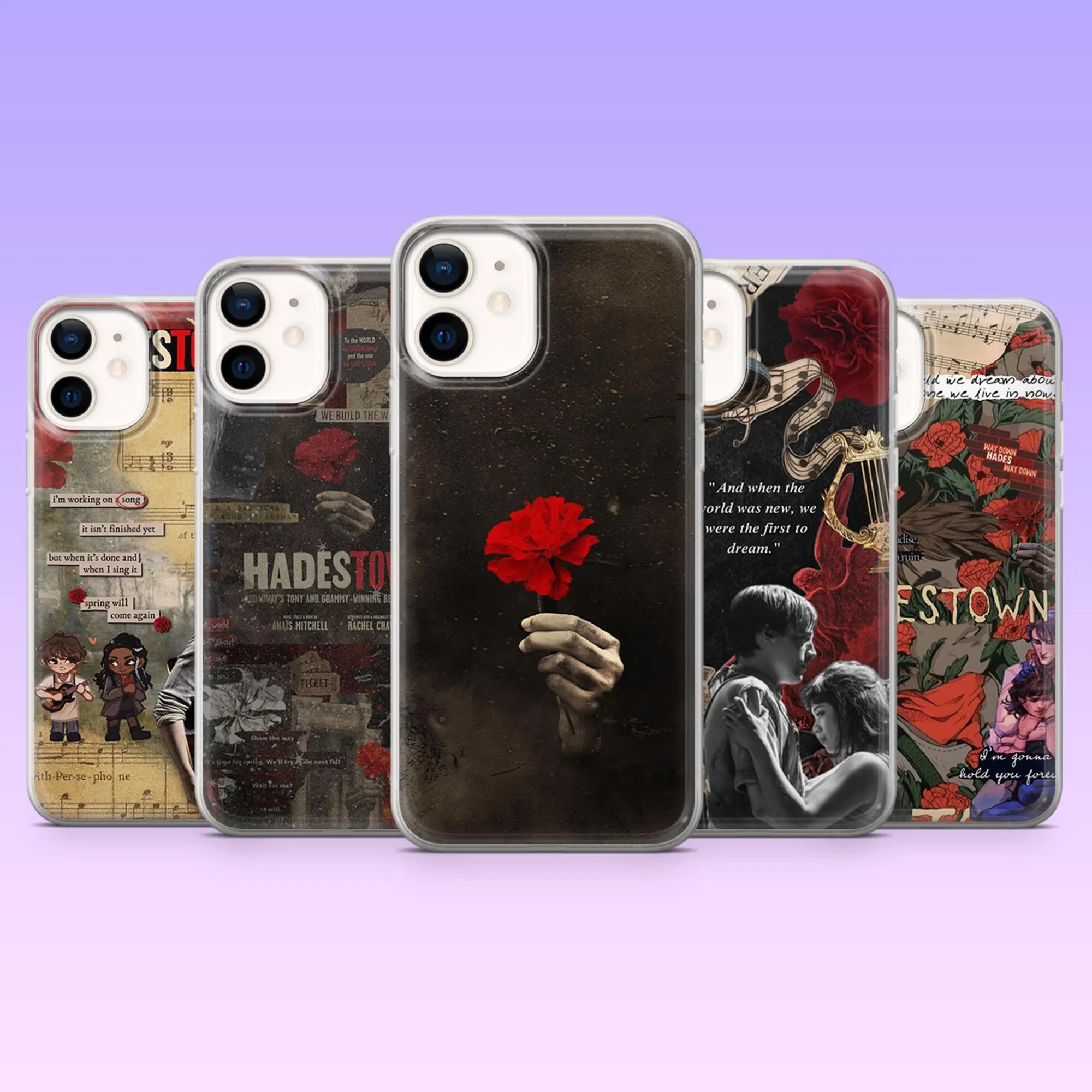 Hadestown Phone Case Broadway Musical Cover for iPhone 17Pro, 16, 15, 14, 13, 12, Samsung S25, S24, S23, S22, A16, A26, A56, Pixel 10, 9Pro