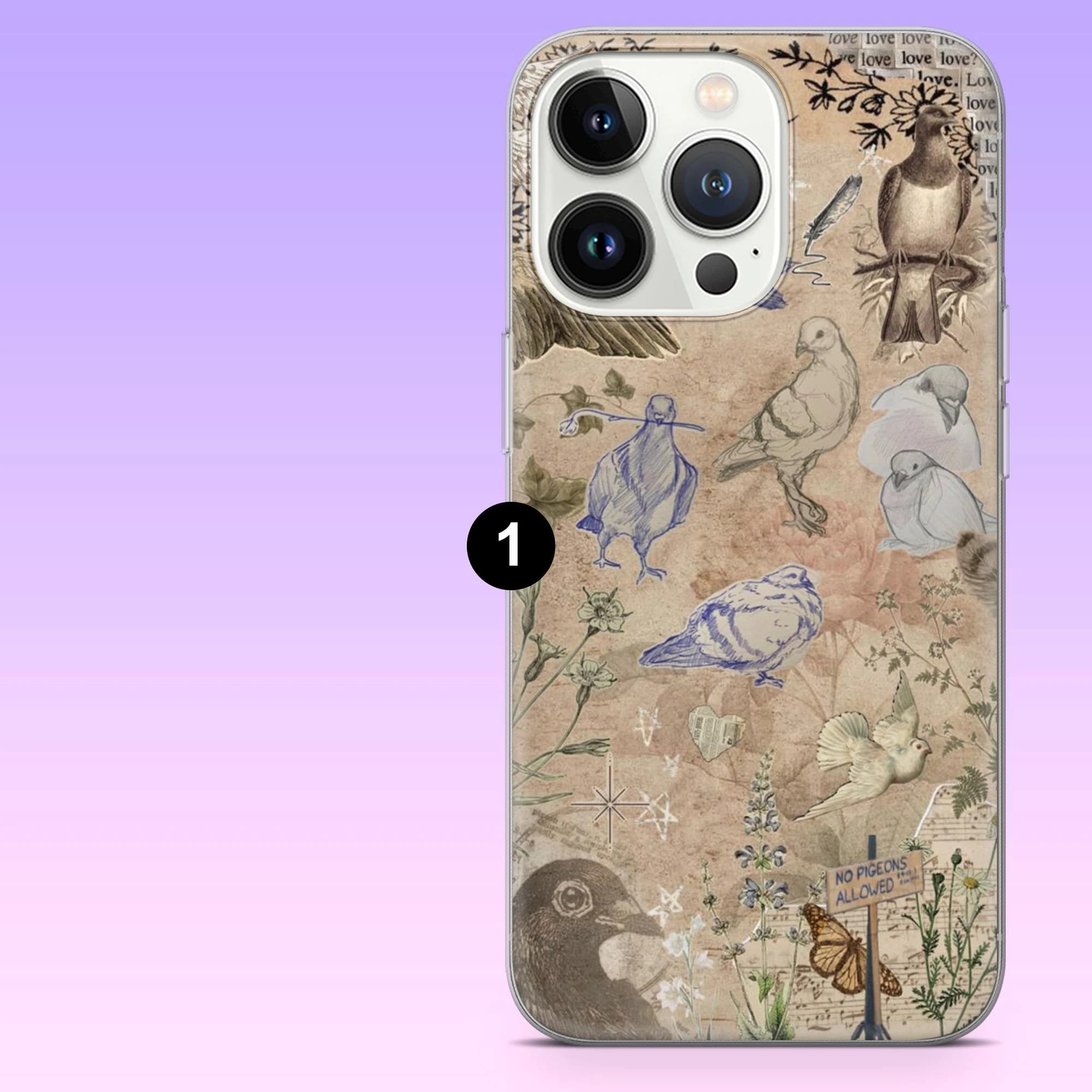 Pigeon Phone Case Cute Street Bird Cover for iPhone 17Pro, 16, 15, 14, 13, 12, Samsung S25, S24, S23Fe, S22, A16, A26, A56, Pixel 10, 9Pro - image 2