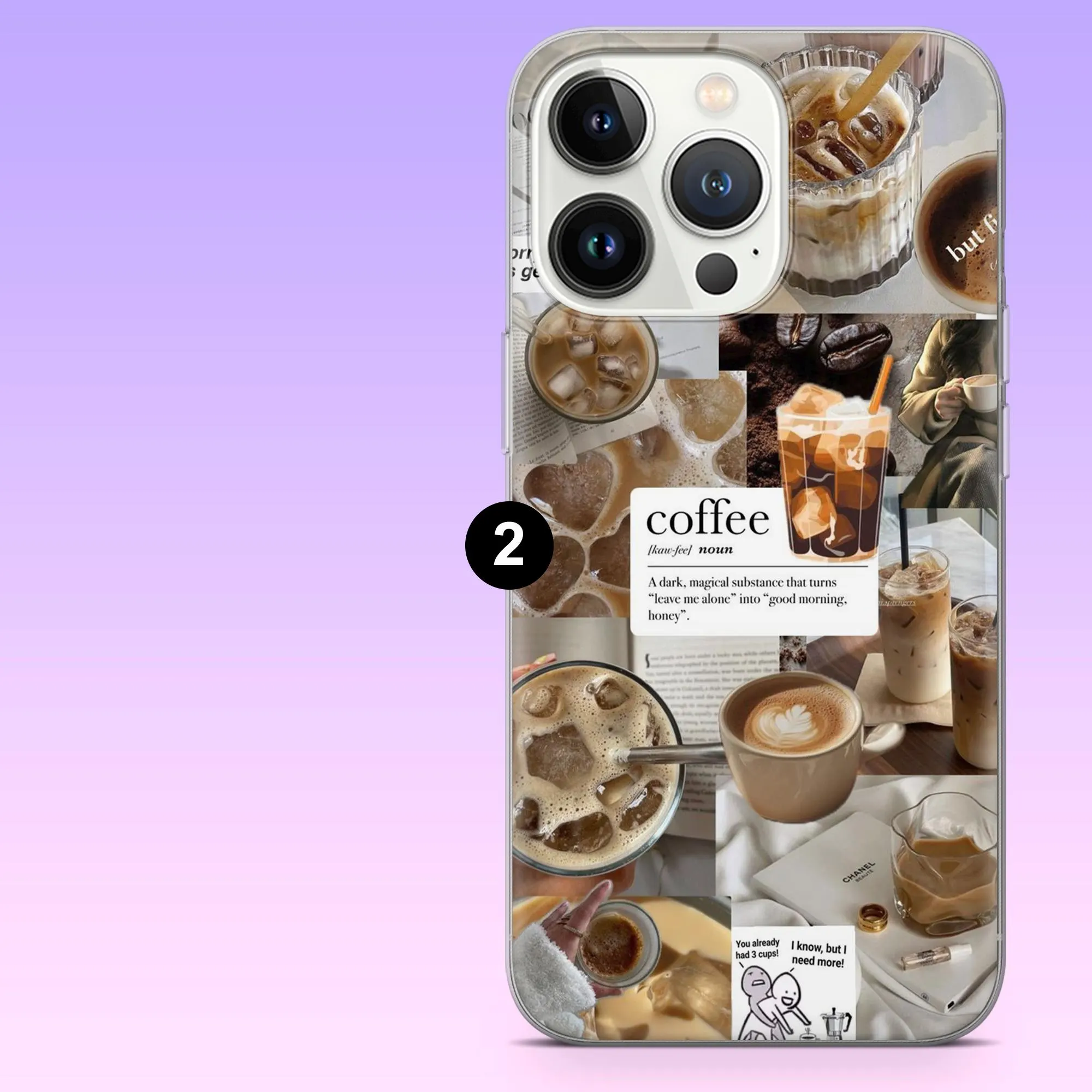 Coffee Girl Phone Case Cafe Lover Cover for iPhone 17Pro, 16, 15, 14, 13, 12, Samsung S25, S24, S23Fe, S22, A16, A26, A56, Pixel 10, 9Pro - image 4