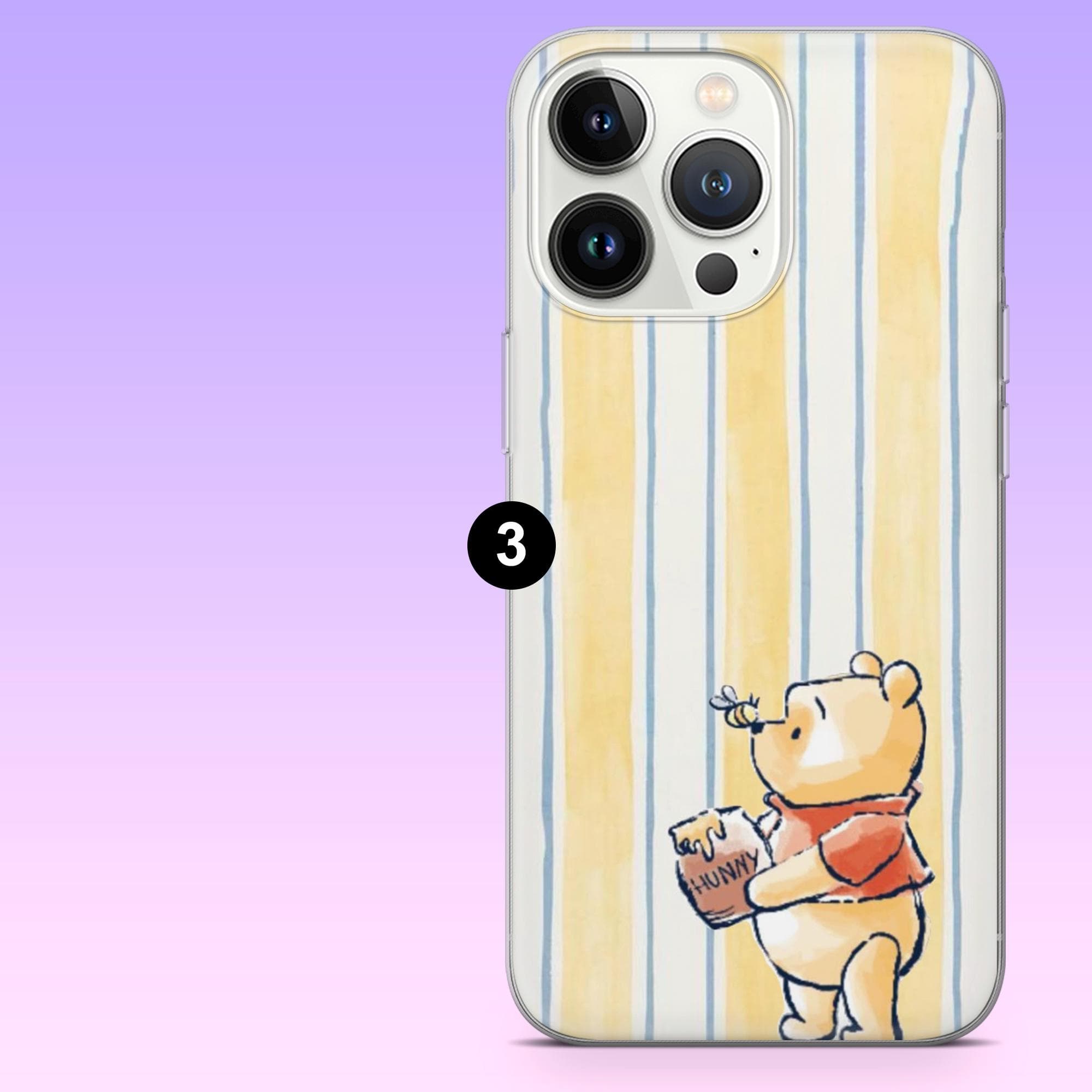 Winnie the Pooh Phone Case Disney Pooh Bear Cover for iPhone 17Pro, 16, 15, 14, 13, 12, Samsung S26, S25, S24, S23, A16, A56, Pixel 10, 9Pro - image 5