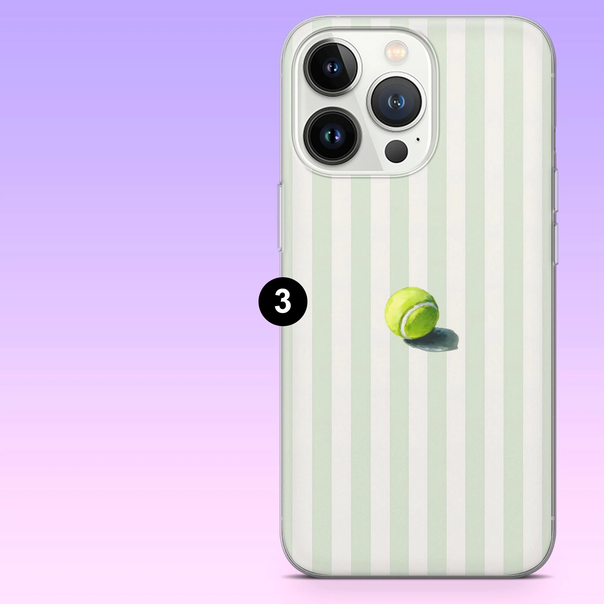 Tennis Phone Case Racket Ball Sport Cover for iPhone 17Pro, 16, 15, 14, 13, 12, Samsung S25, S24, S23Fe, S22, A16, A26, A56, Pixel 10, 9Pro - image 5