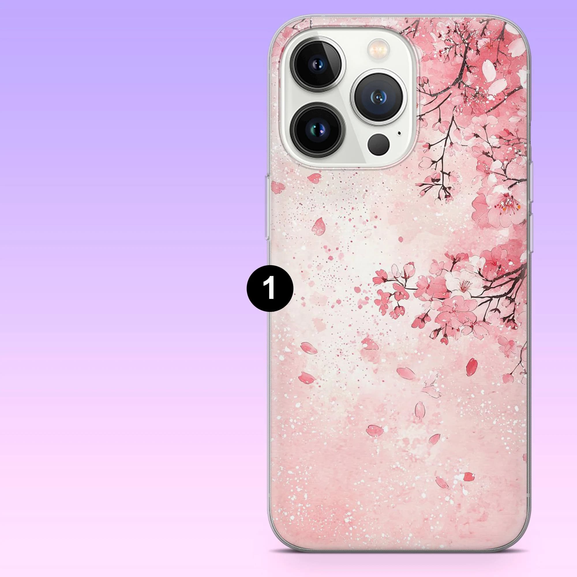 Sakura Phone Case Japanese Cherry Blossom Cover for iPhone 17Pro, 16, 15, 14, 13, 12, Samsung S25, S24, S23Fe, S22, A26, A56, Pixel 10, 9Pro - image 4