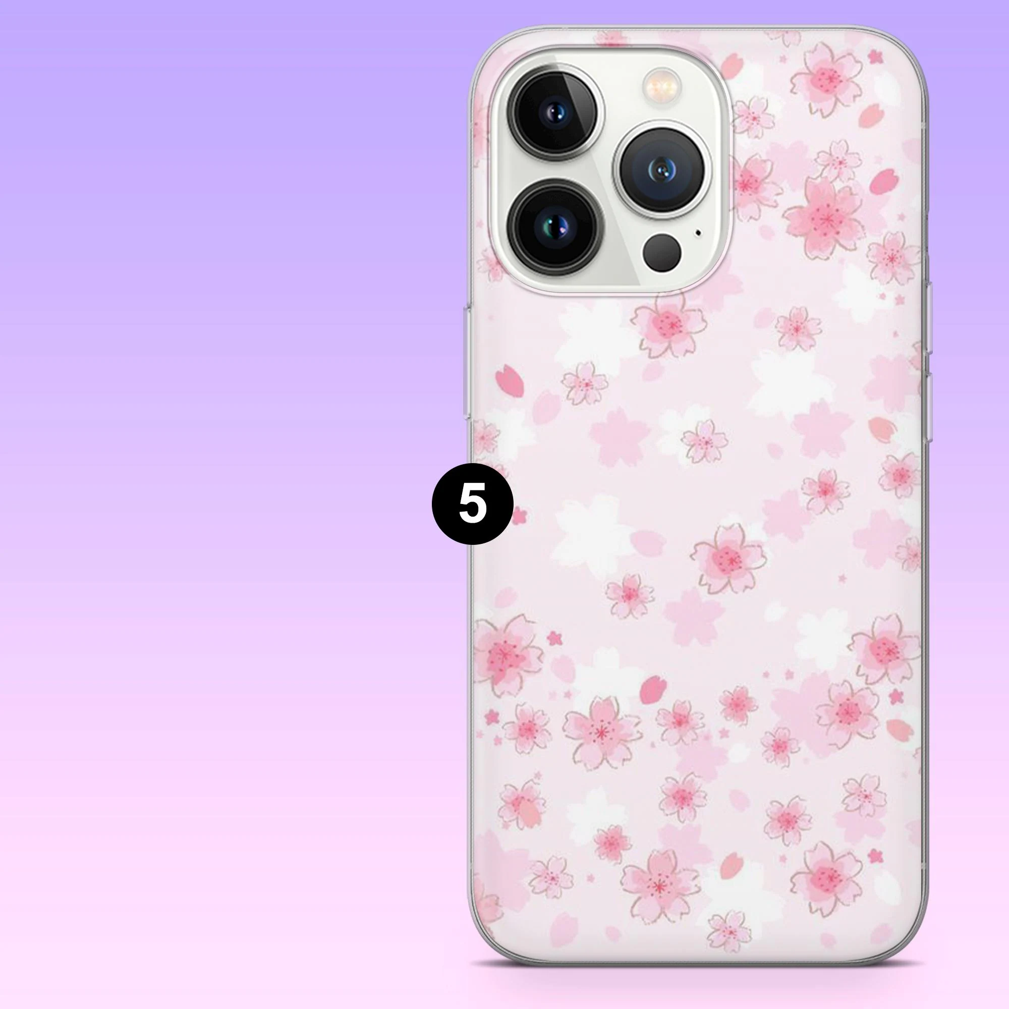 Sakura Phone Case Cherry Blossom Japanese Cover for iPhone 17Pro, 16, 15, 14, 13, 12, Samsung S25, S24, S23Fe, A16, A26, A56, Pixel 10, 9Pro - image 5