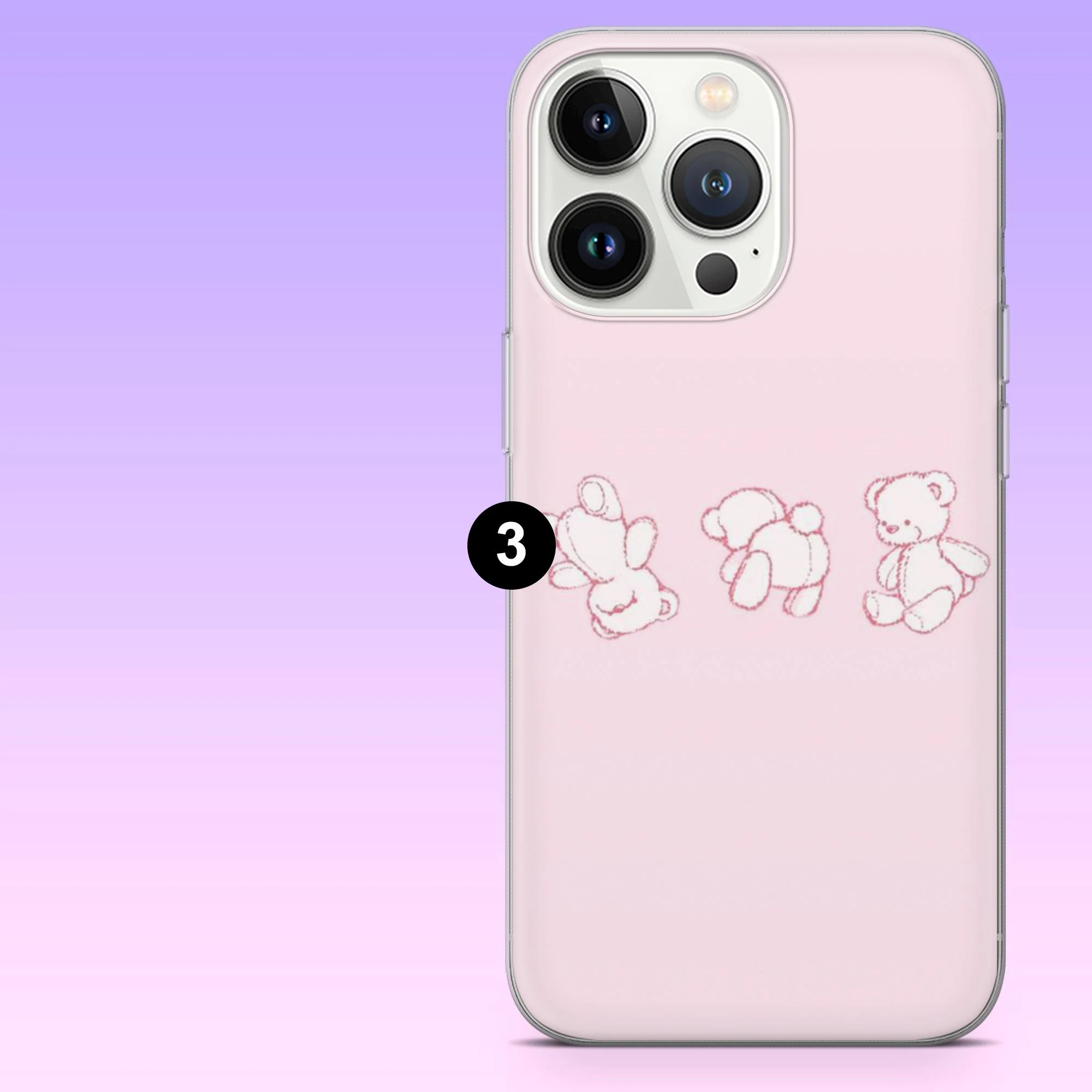 Pastel Pink Phone Case Soft Girl Cover for iPhone 17Pro, 16, 15, 14, 13, 12, Samsung S25, S24, S23Fe, S22, A16, A26, A56, Pixel 10, 9Pro - image 5