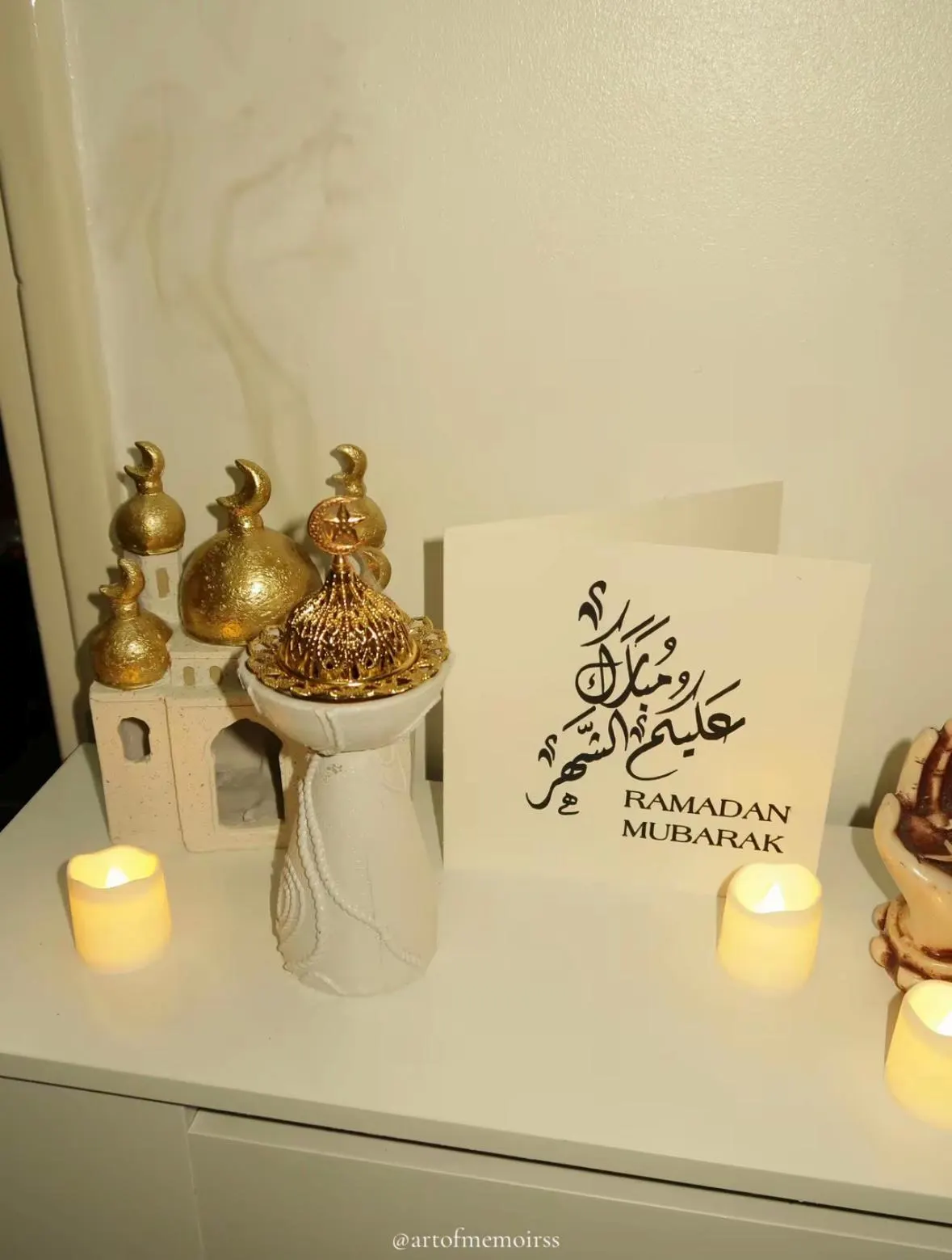 Large Square Islamic Greeting Card | Elegant Ramadan Decor - image 2