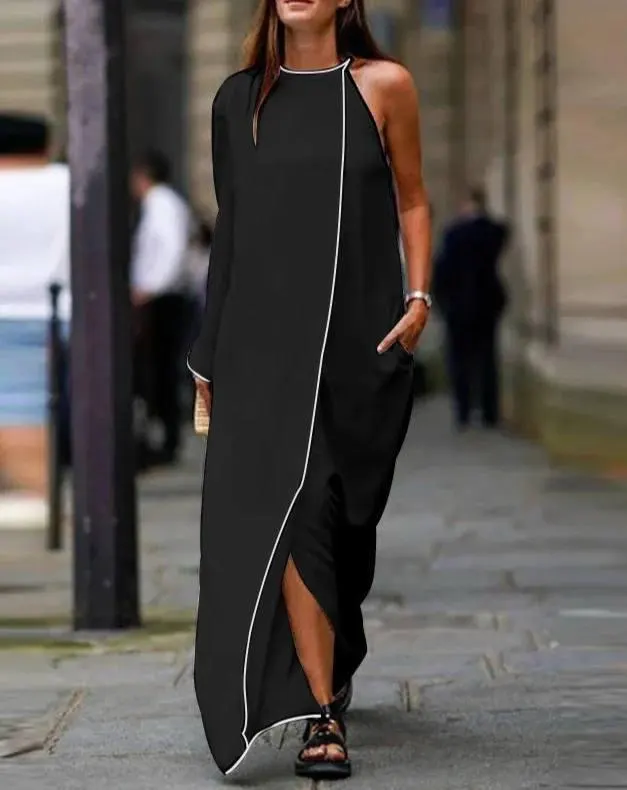 Women’s Asymmetrical Maxi Dress | Elegant One-Shoulder Style | Casual & Formal Wear - image 3