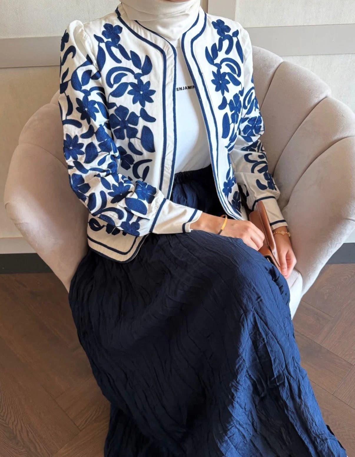 Lightweight Open Front Statement Jacket - image 4