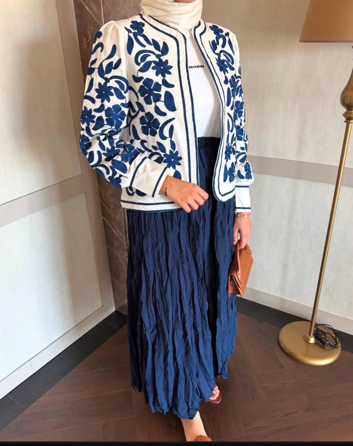 Lightweight Open Front Statement Jacket - image 5
