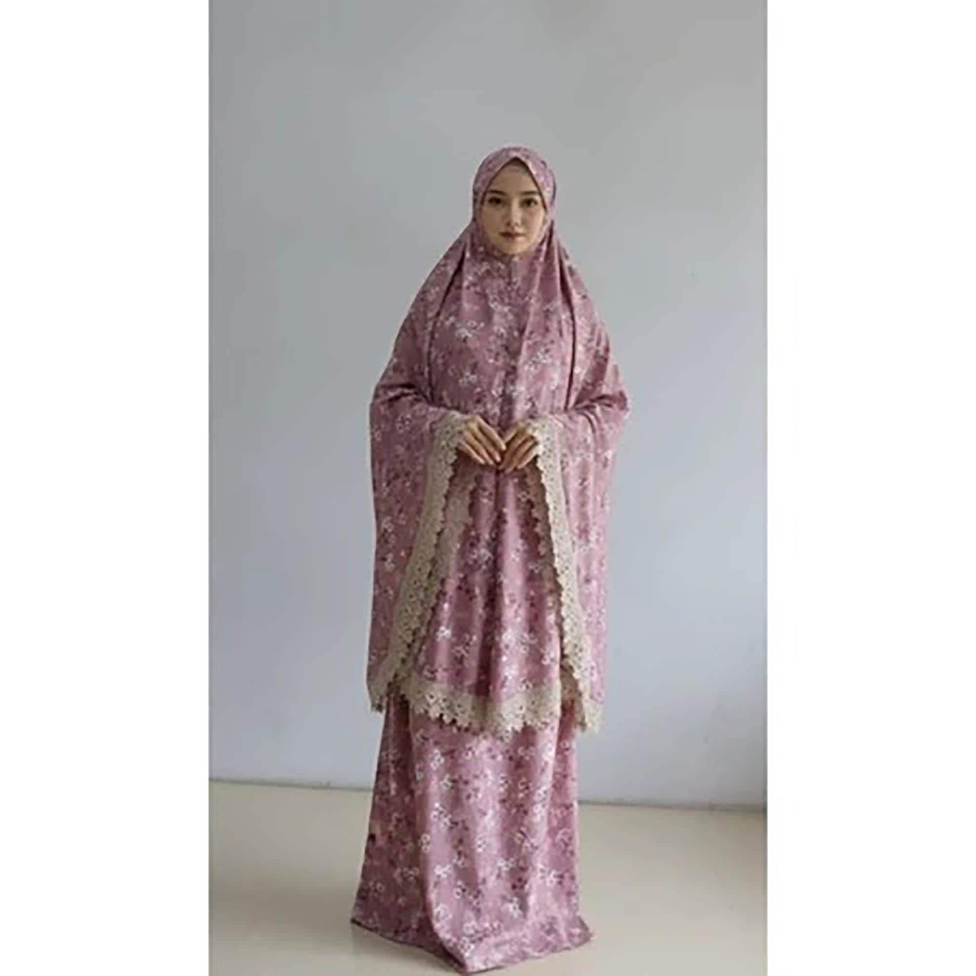 Jumbo Size Cotton Prayer Set | Ultra-Soft Aden Cotton Mukena |