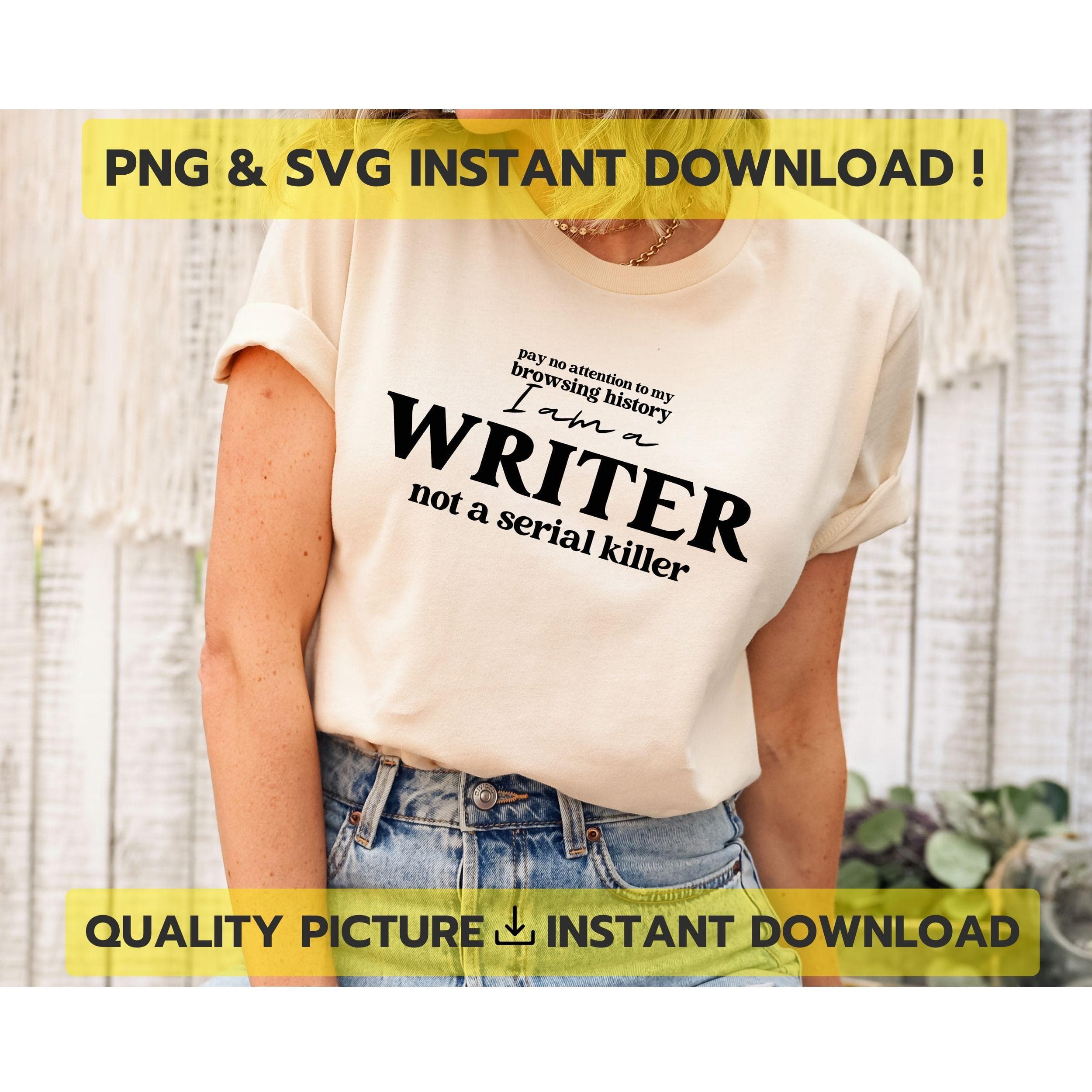Pay No Attention To My Browsing History SVG PNG | Funny Author Quote for Cricut & Silhouette