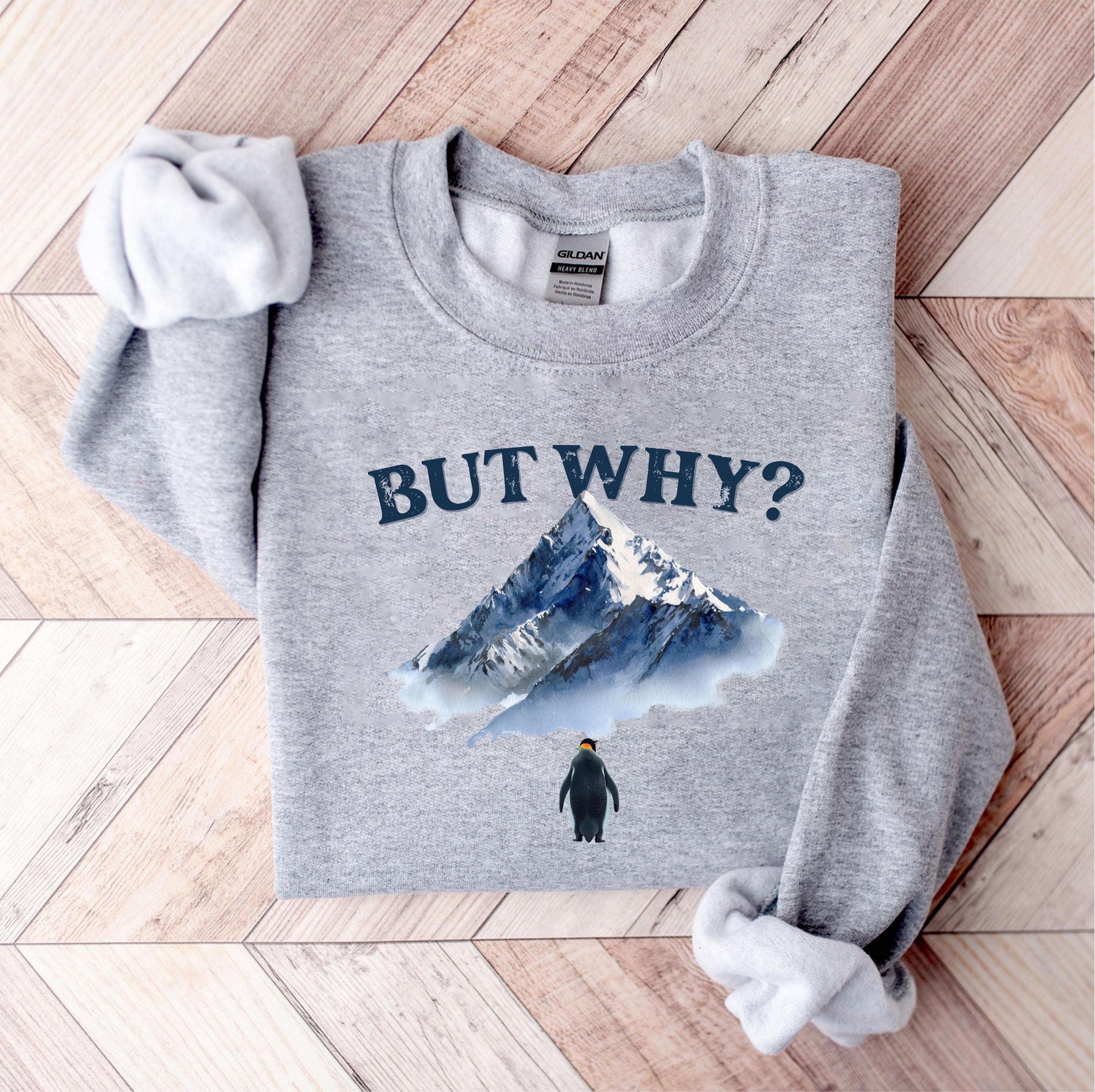 Vintage Nihilist Penguin Png Svg | But Why Meme Retro Snow Art | But Why Penguin for Cricut & Silhouette