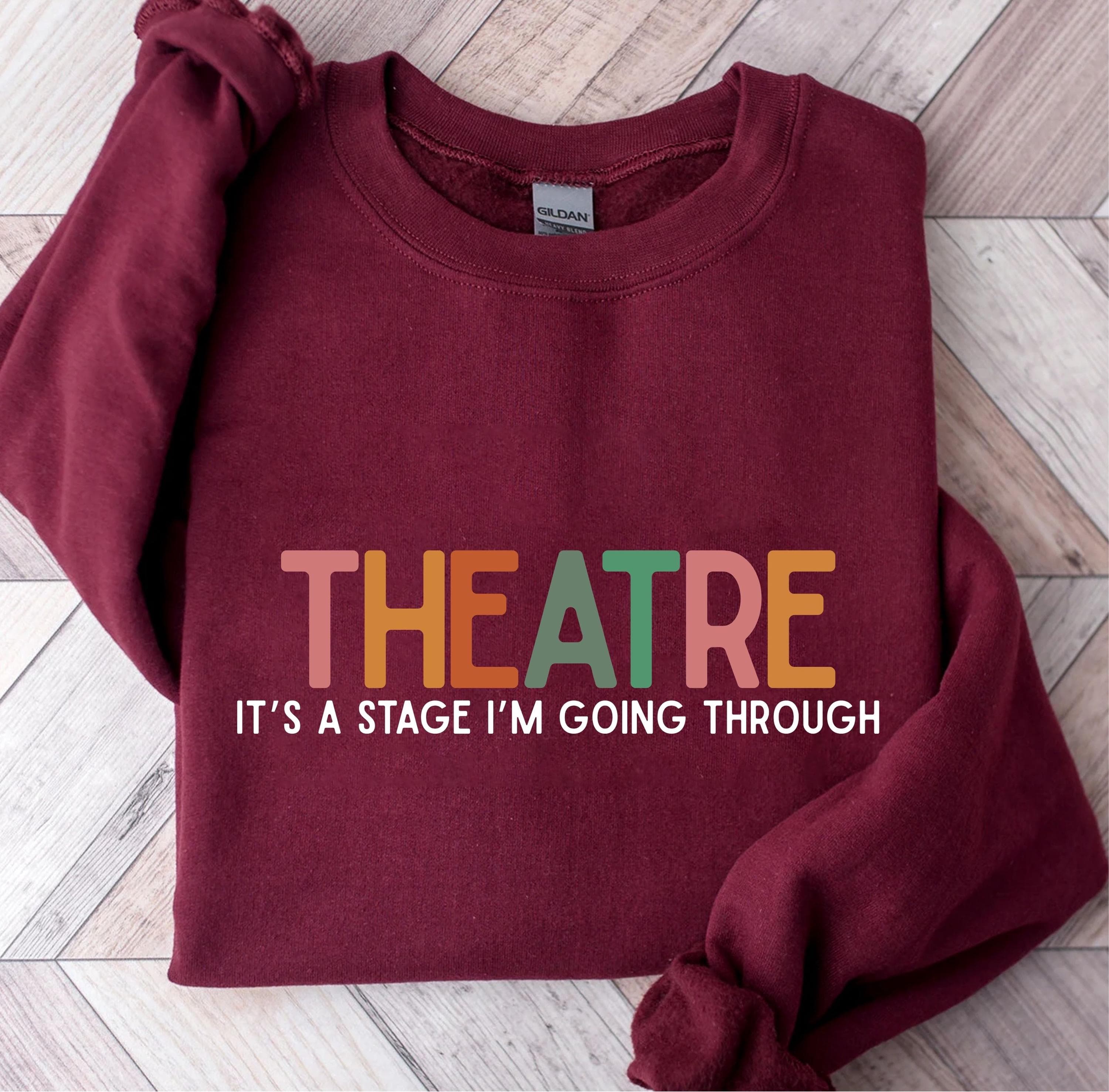 Theatre Design | Theatre It's A Stage I'm Going Through Svg Png | Drama Acting Quote | Broadway Theatre Lover Gift for Cricut & Silhouette