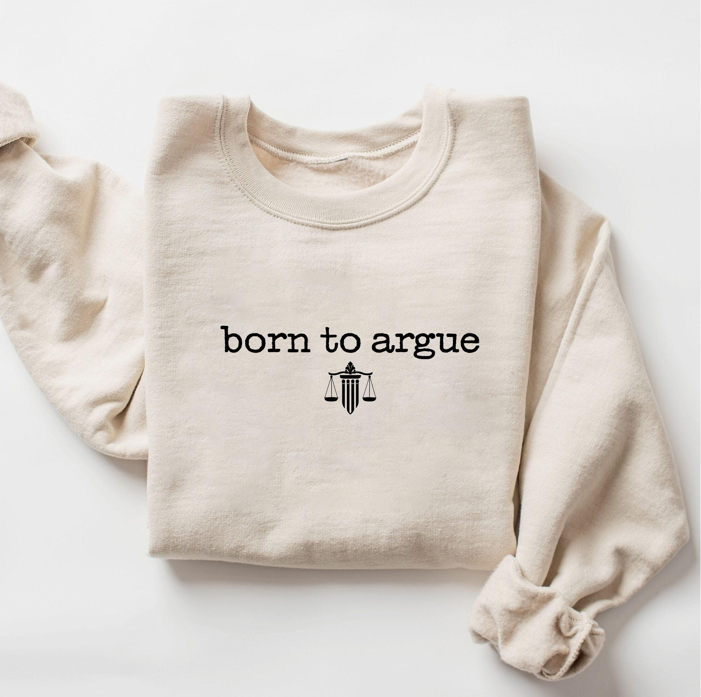 Born to Argue Png Svg | Funy Lawyer Design | Law Student Tee | Attorney Art | Law School Graduation Gift for Cricut & Silhouette