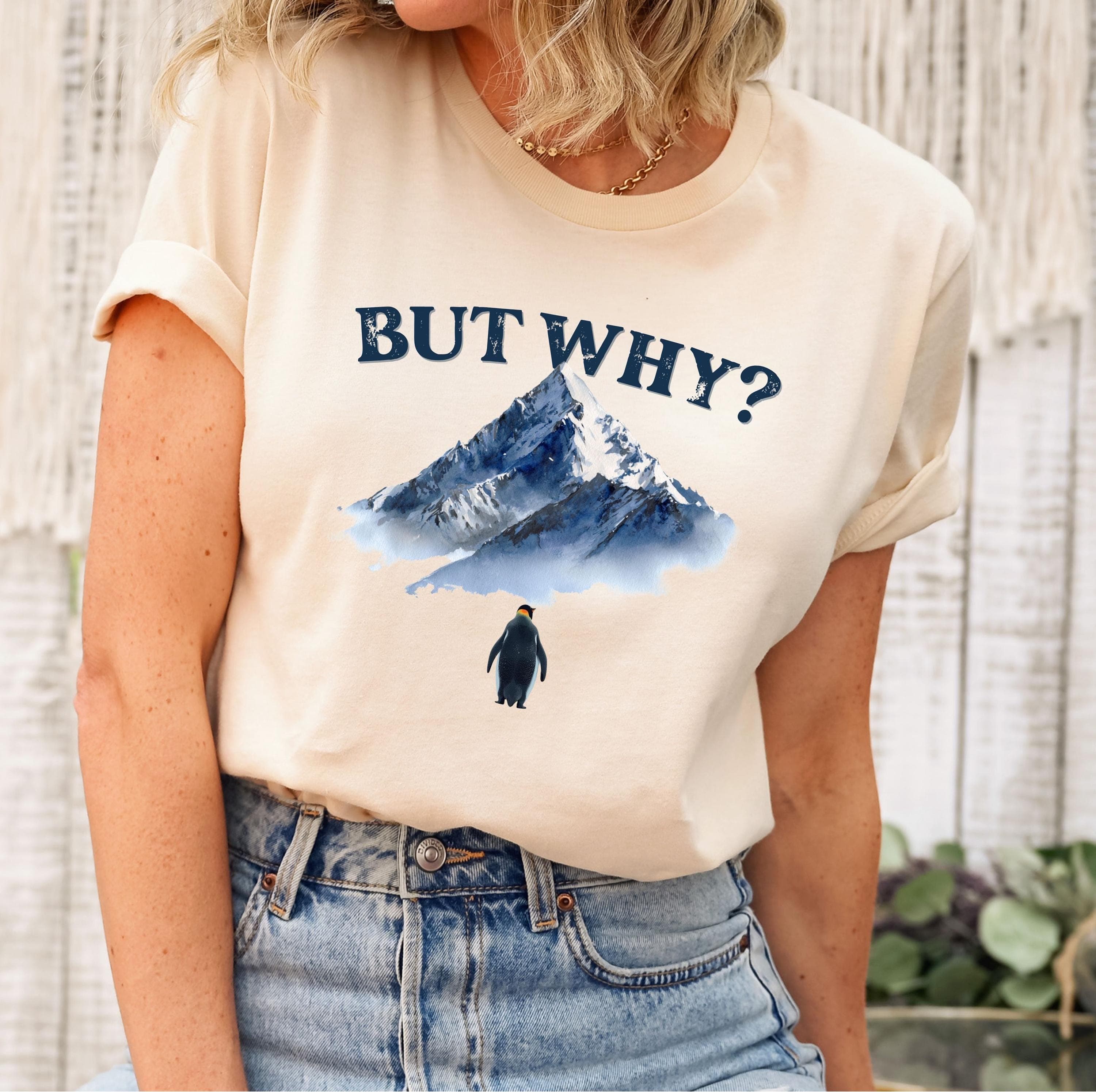 Vintage Nihilist Penguin Png Svg | But Why Meme Retro Snow Art | But Why Penguin for Cricut & Silhouette